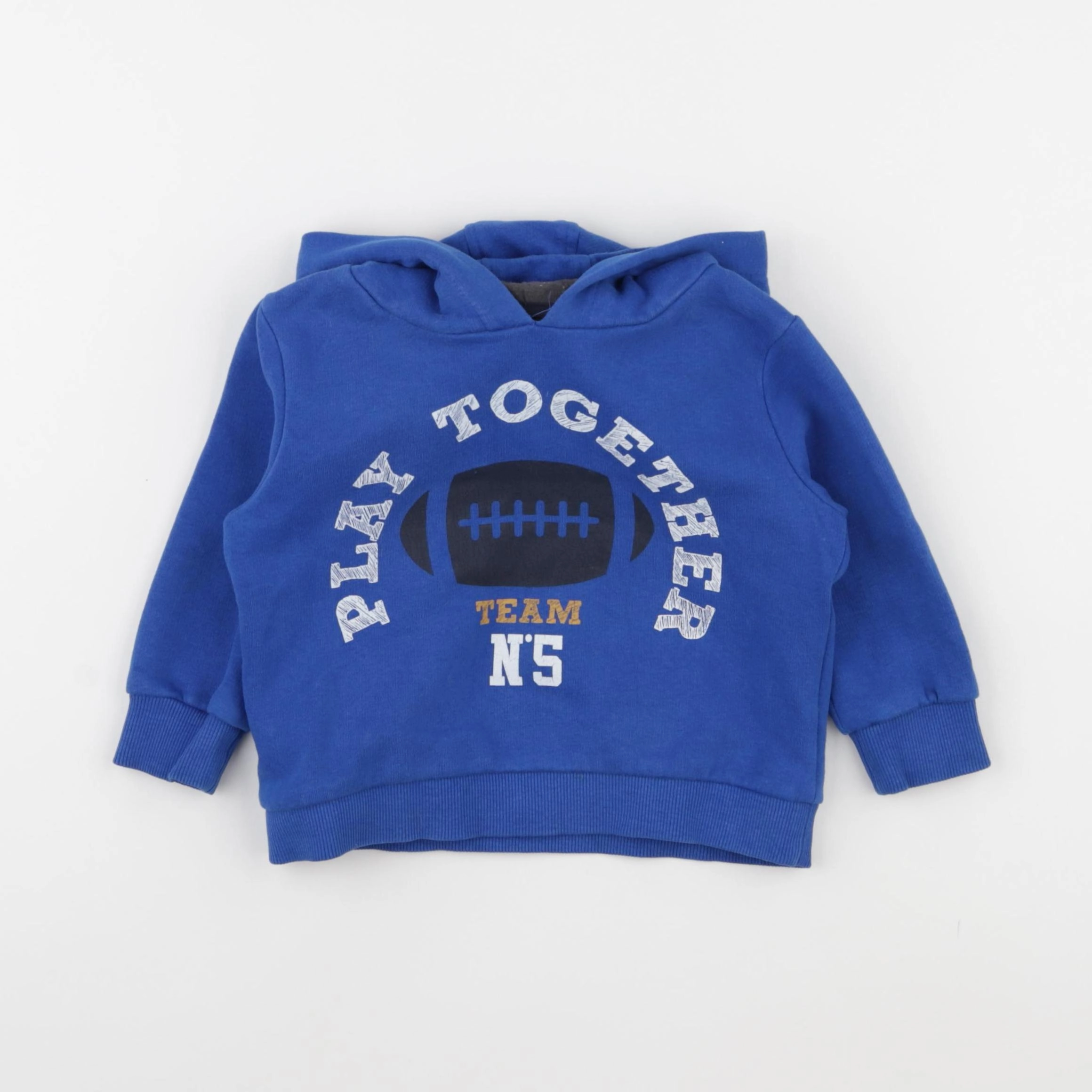 Vertbaudet - sweat bleu - 2 ans