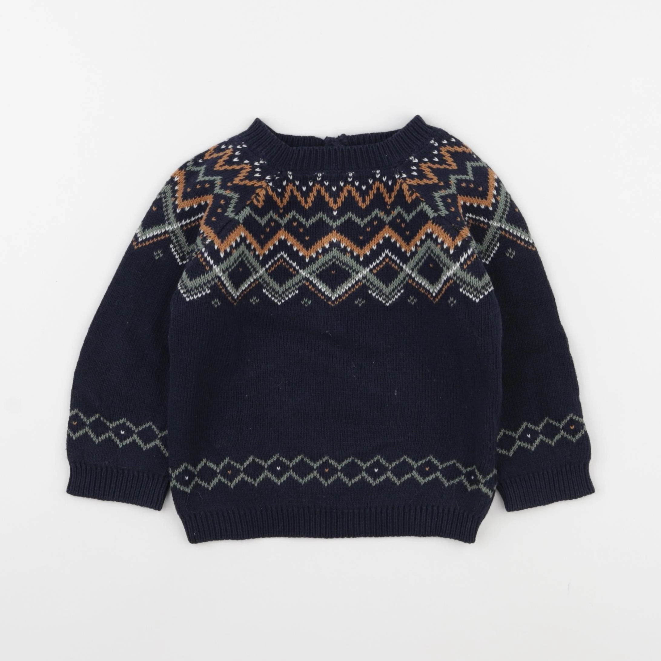 Vertbaudet - pull bleu - 2 ans