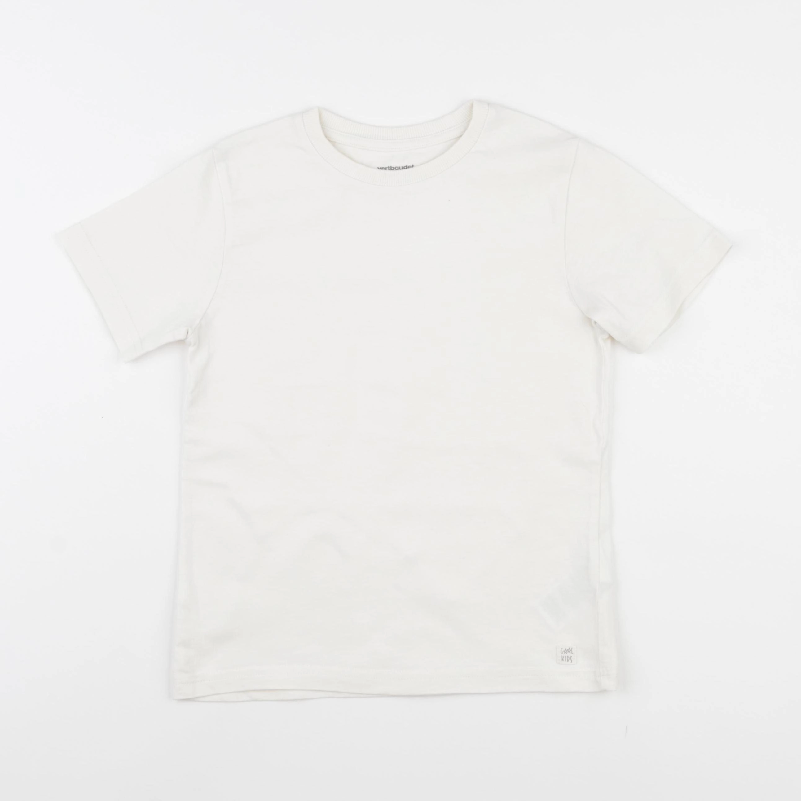 Vertbaudet - tee-shirt beige - 8 ans