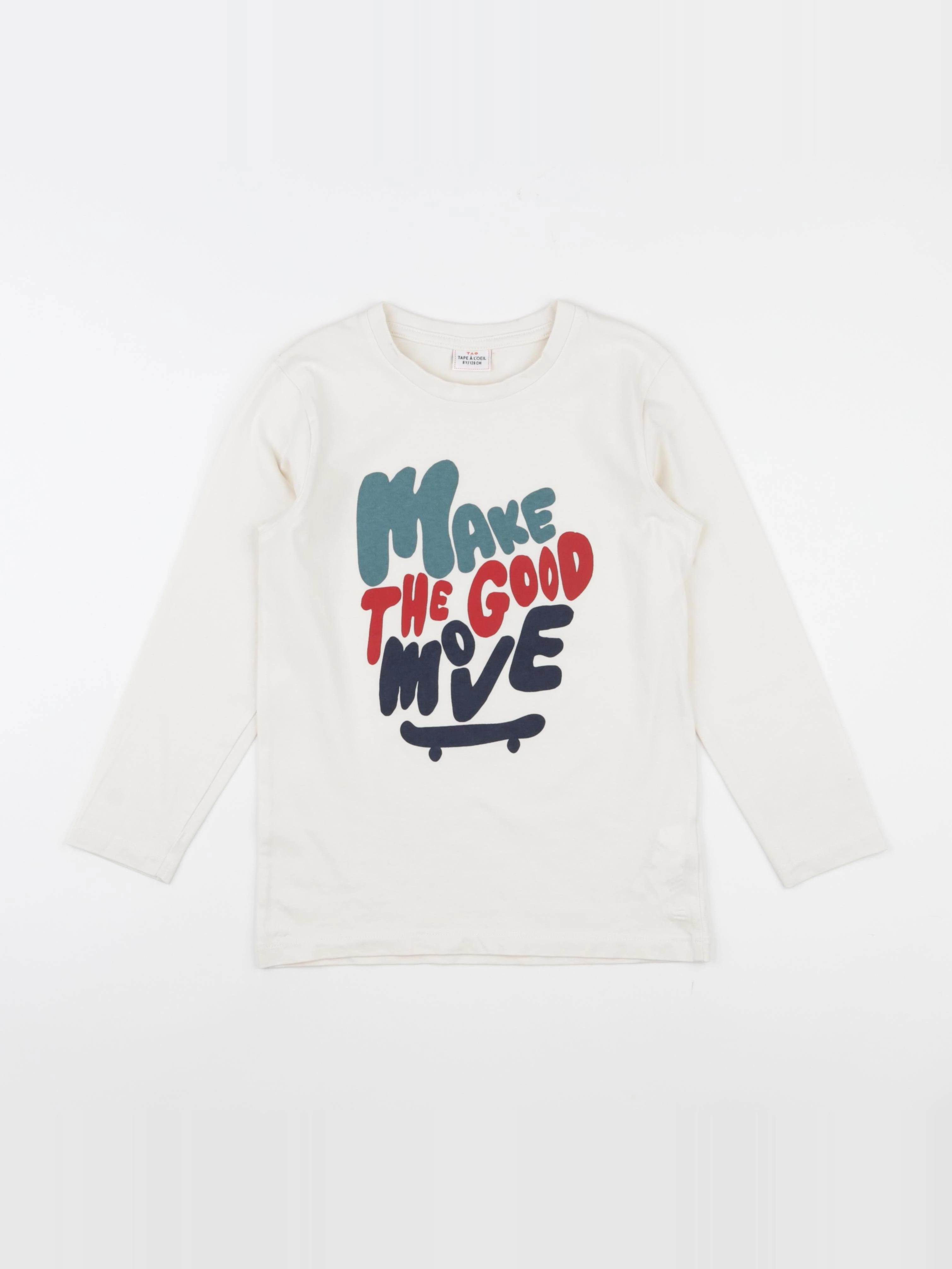 Tape à l'oeil - tee-shirt beige - 8 ans