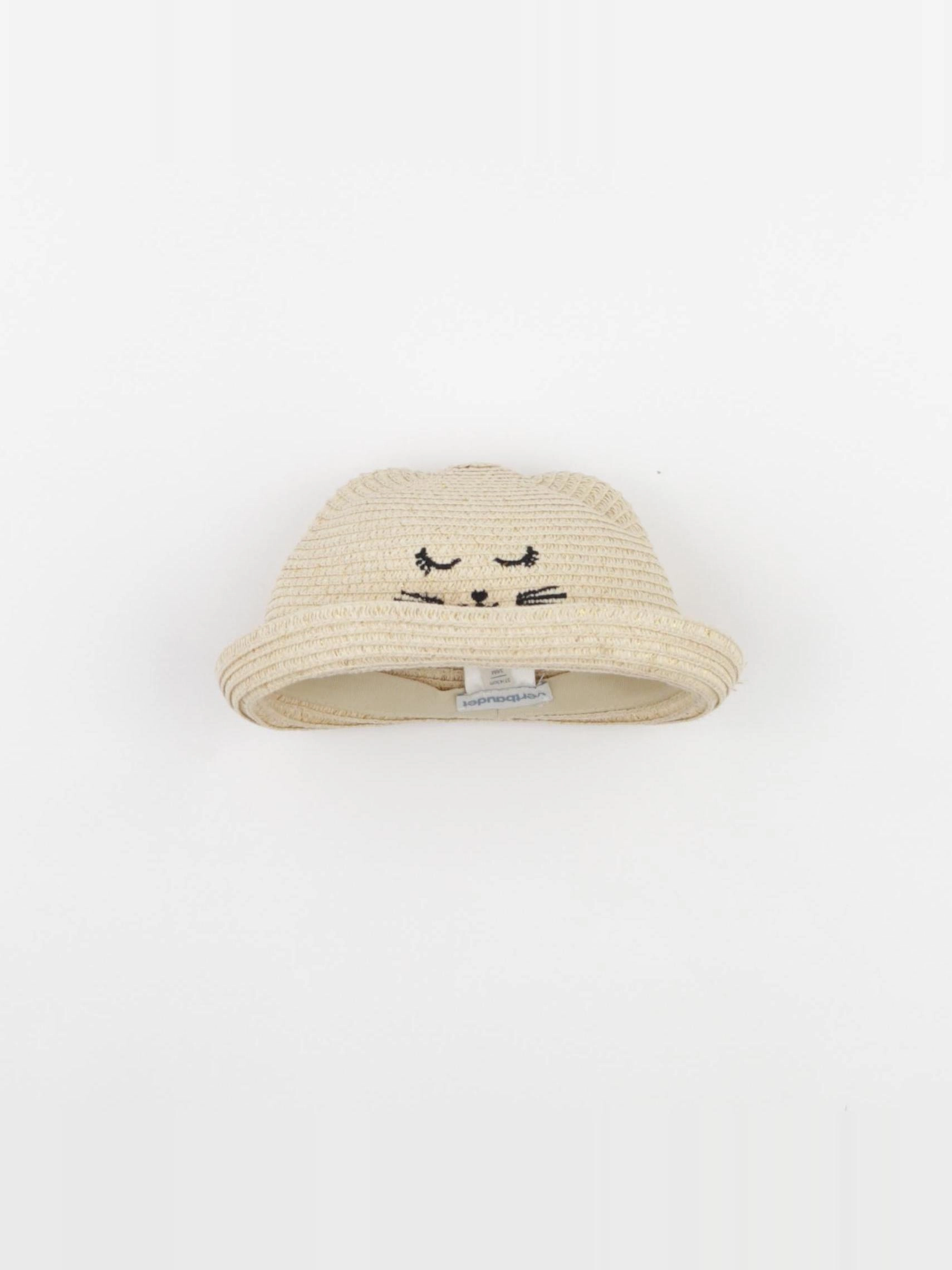 Vertbaudet - chapeau or, beige - 3/6 mois