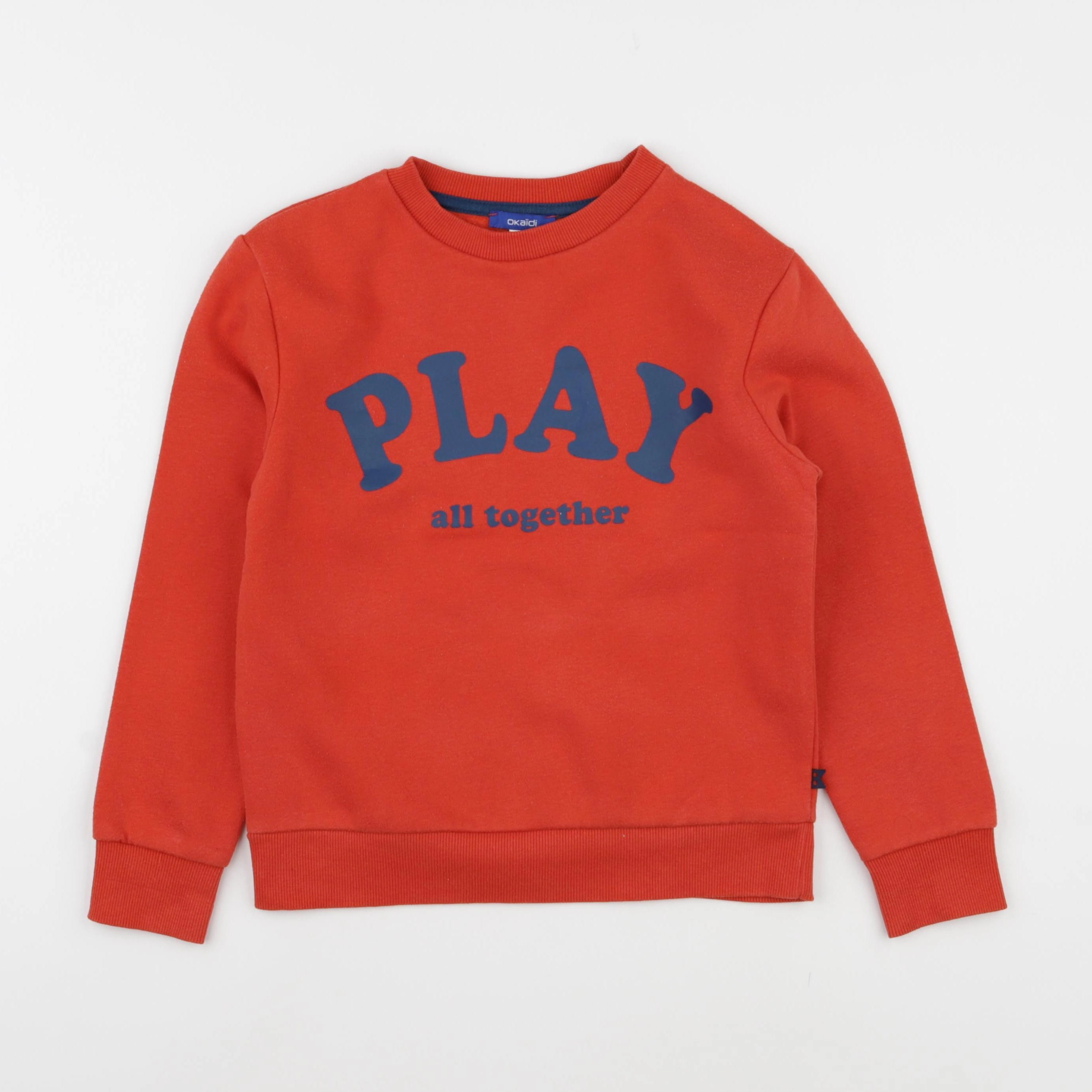 Okaidi - sweat rouge - 8 ans
