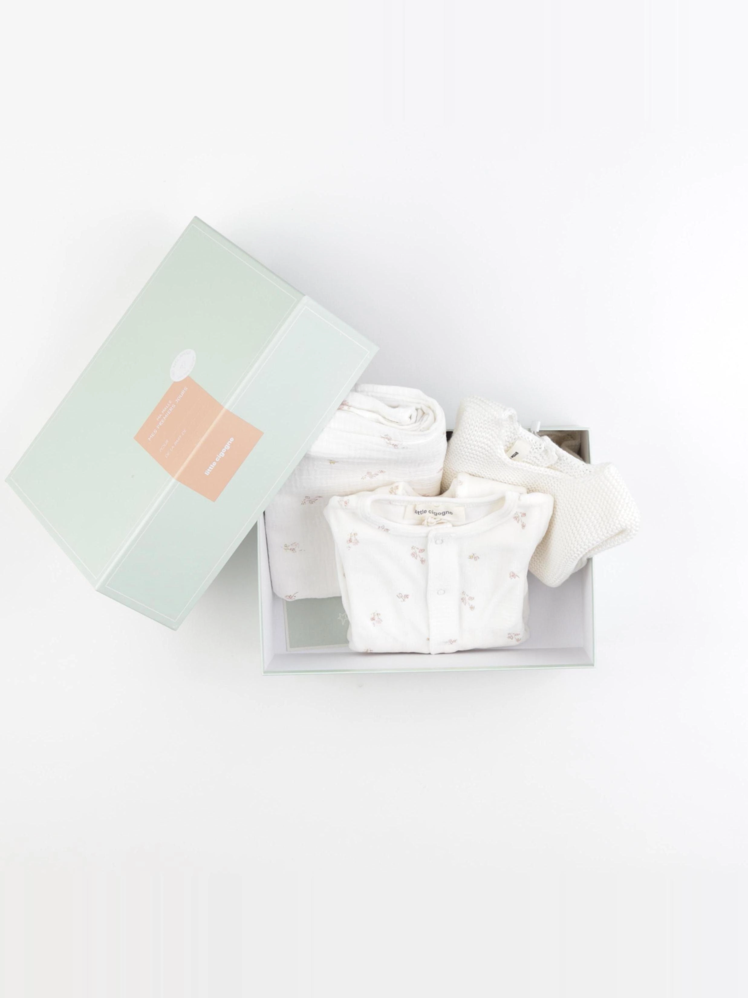 Little Cigogne - Malle naissance "Mes premiers jours" fille - 3 mois