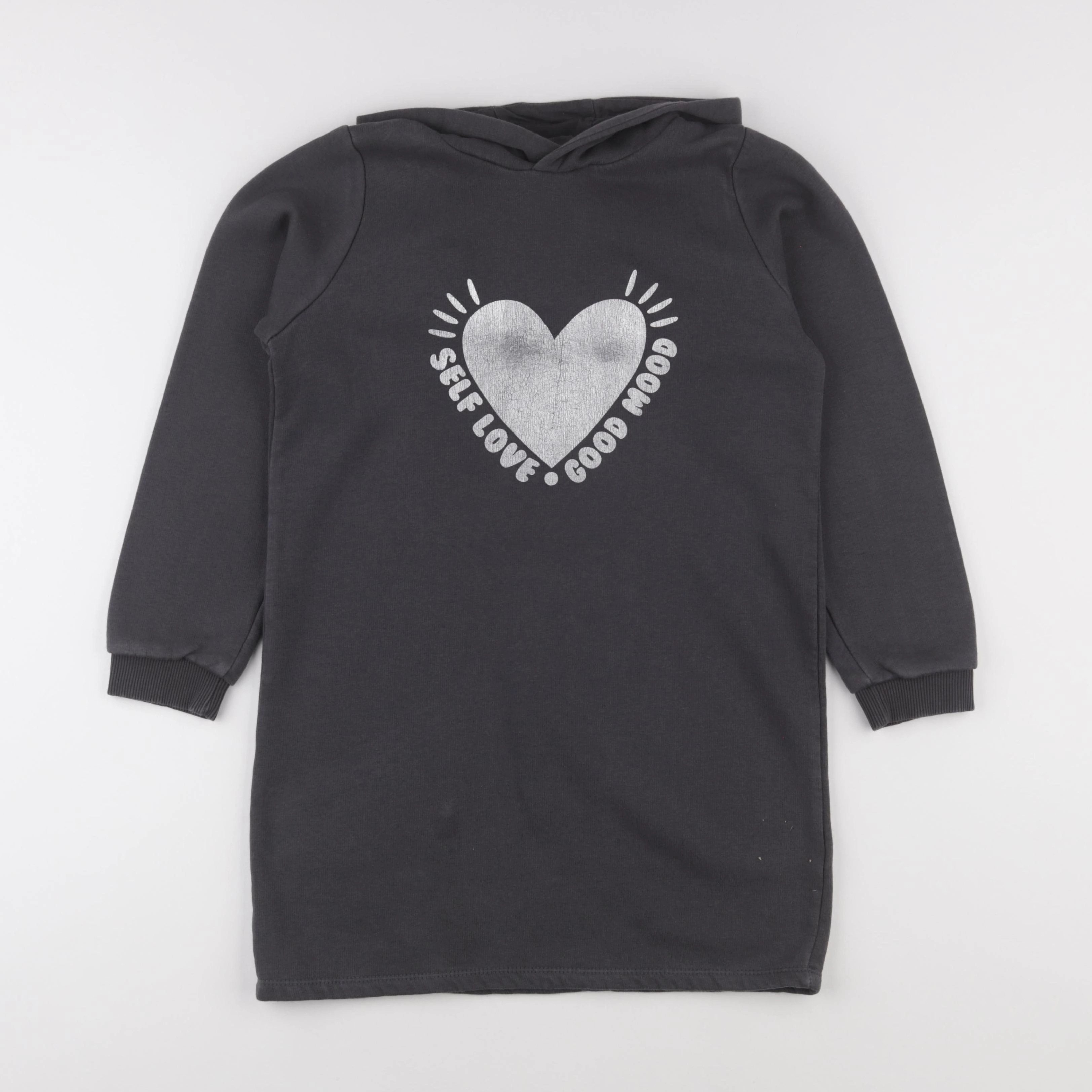 Vertbaudet - robe gris - 10 ans