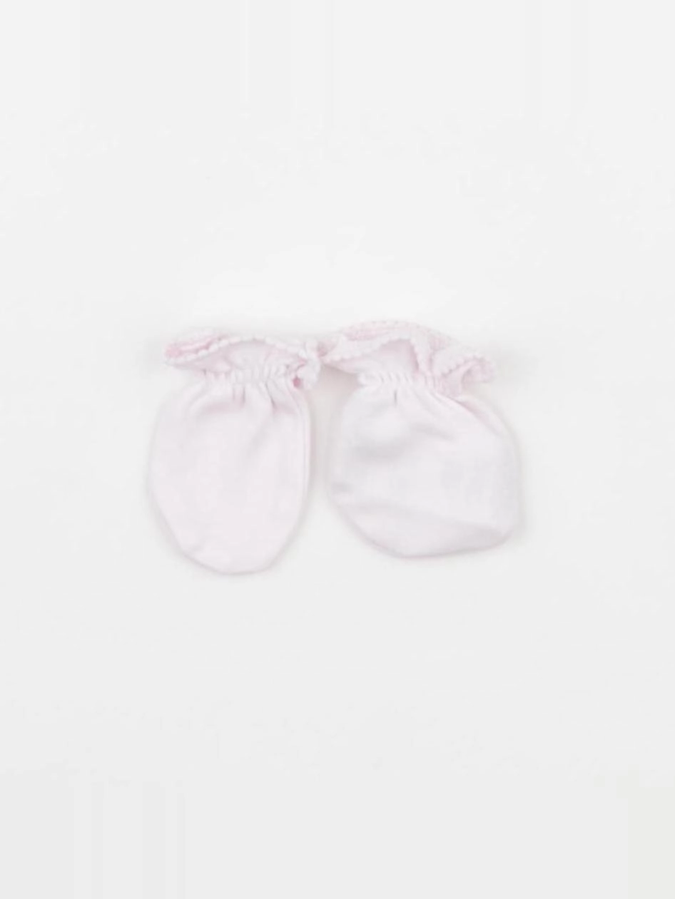 Jacadi - moufles rose - 0 mois