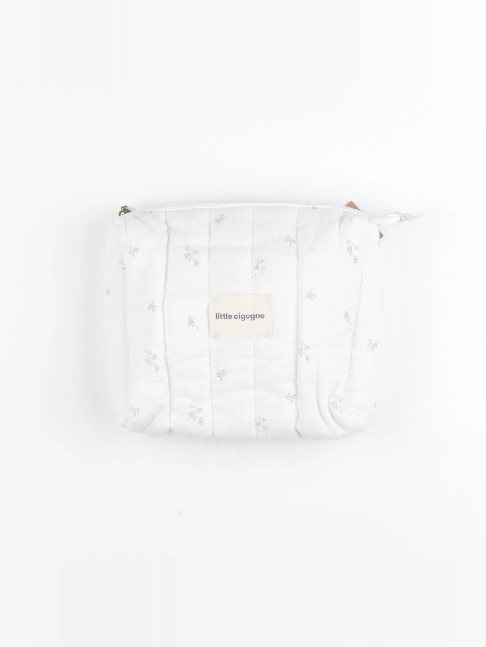 Little Cigogne - Malle naissance "Première tenue en fleurs" fille - 12 mois