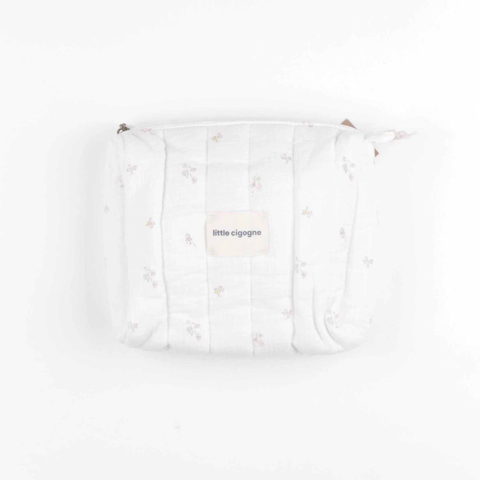 Little Cigogne - Malle naissance "Première tenue en fleurs" fille - 3 mois