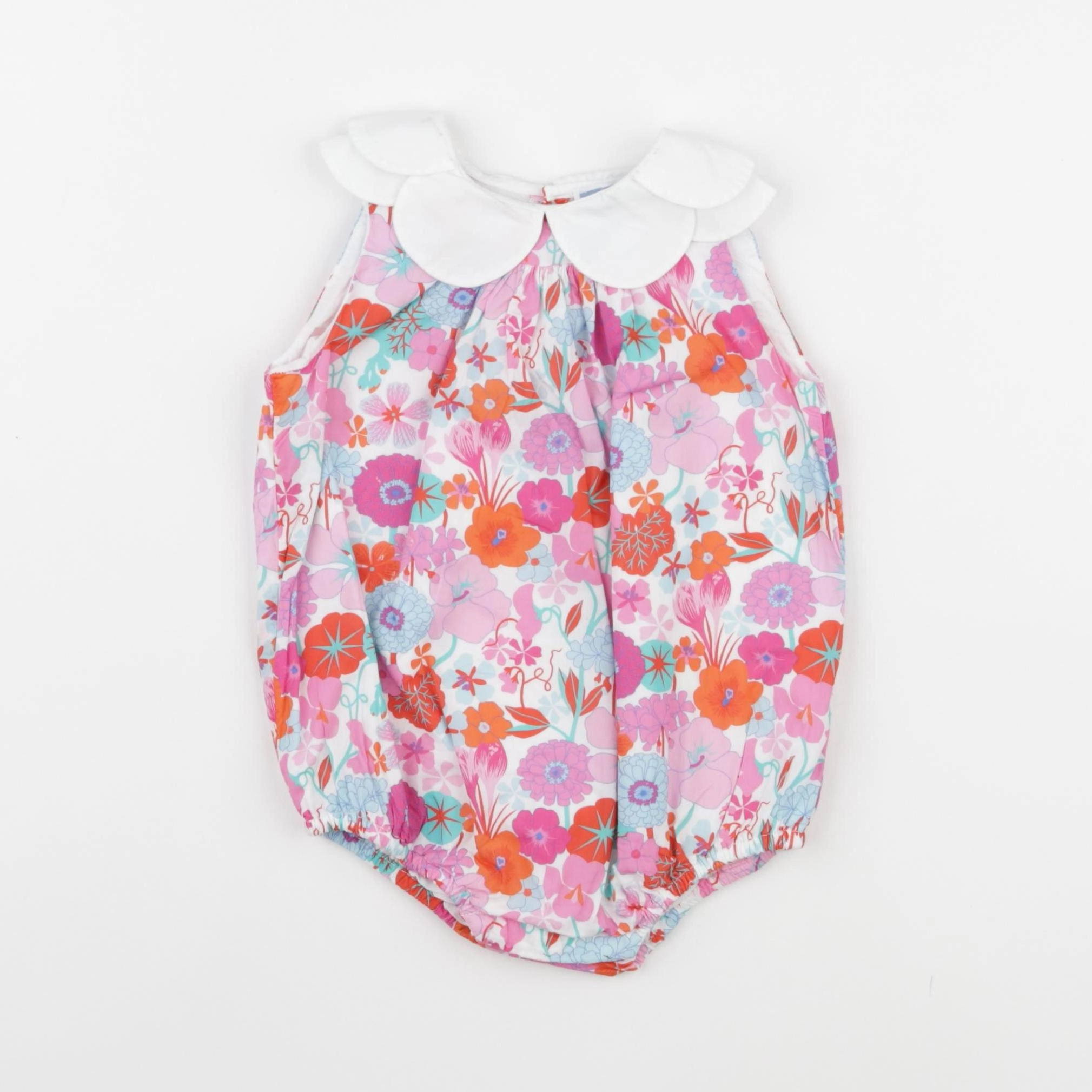 Jacadi - combinaison liberty multicolore - 12 mois