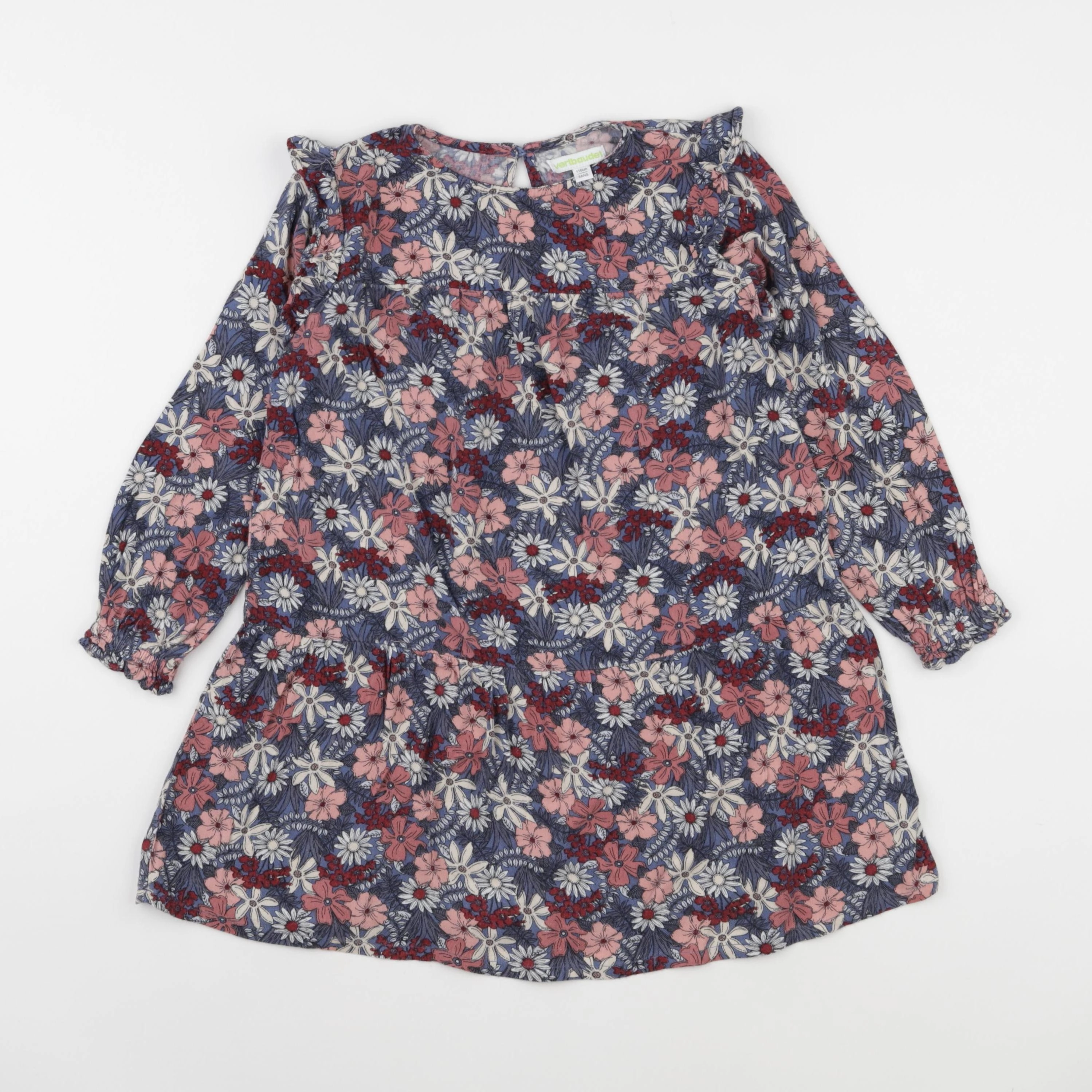 Vertbaudet - robe multicolore - 6 ans