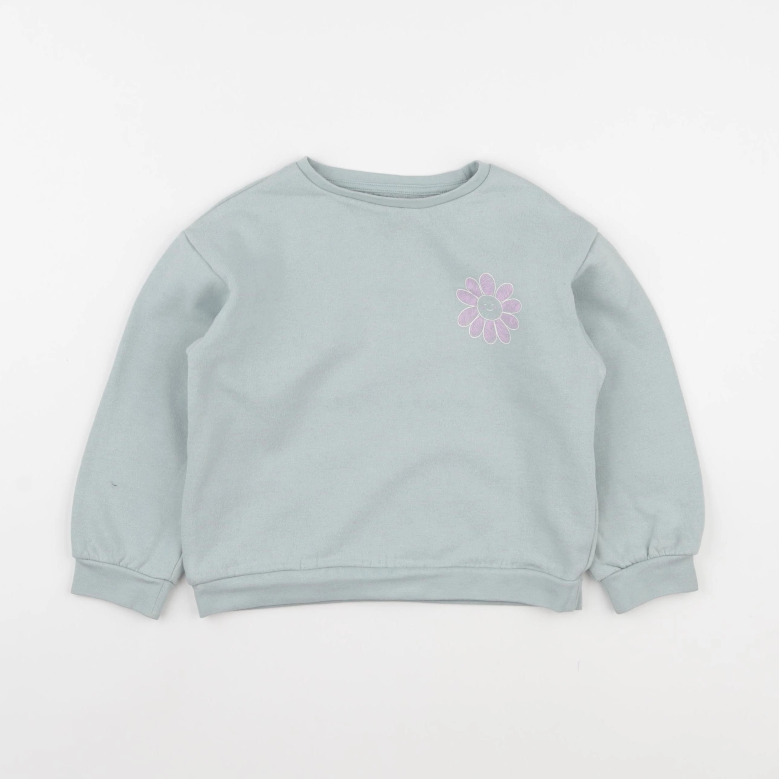 Vertbaudet - sweat bleu - 6 ans