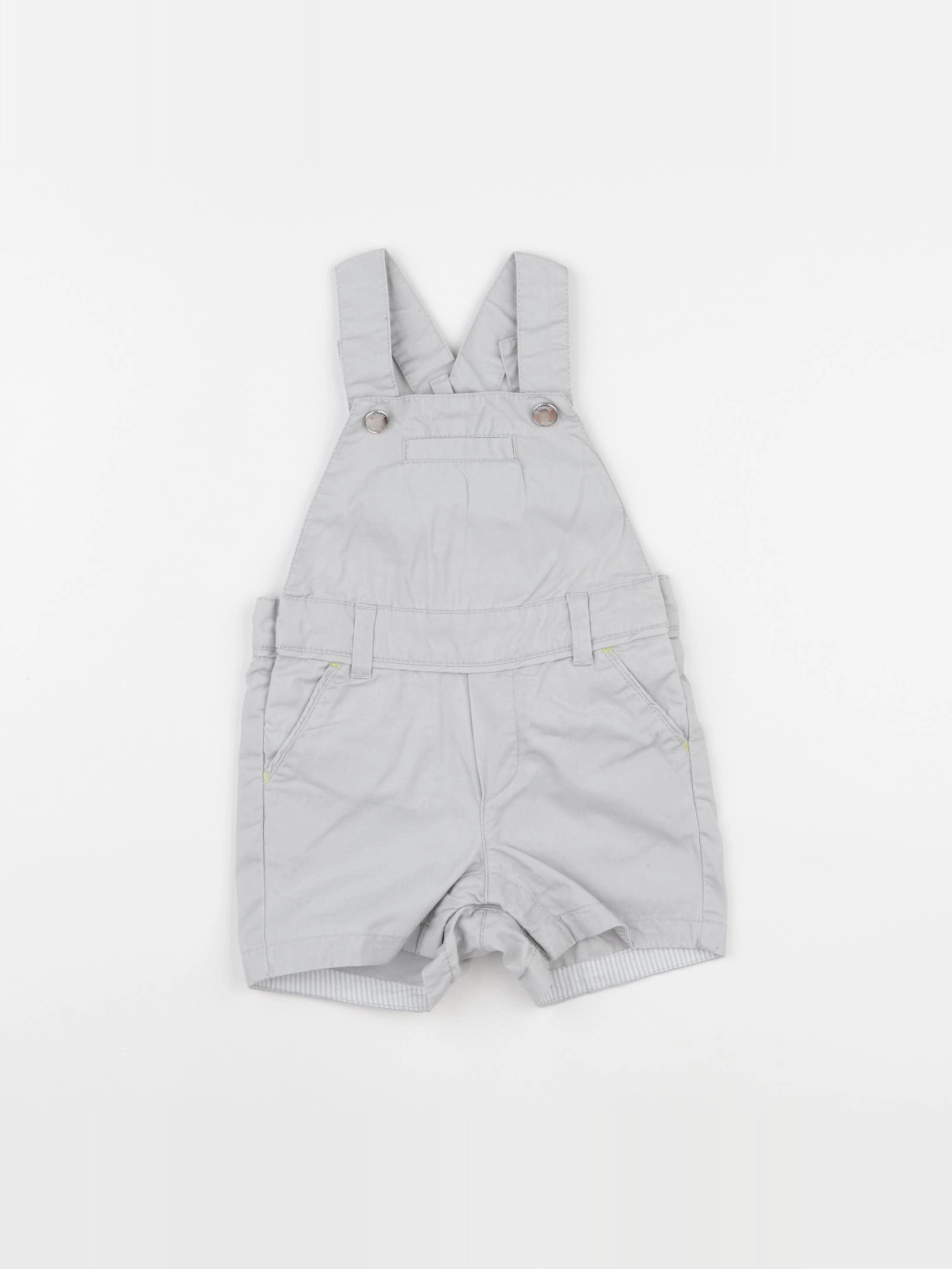 Jacadi - salopette gris - 6 mois