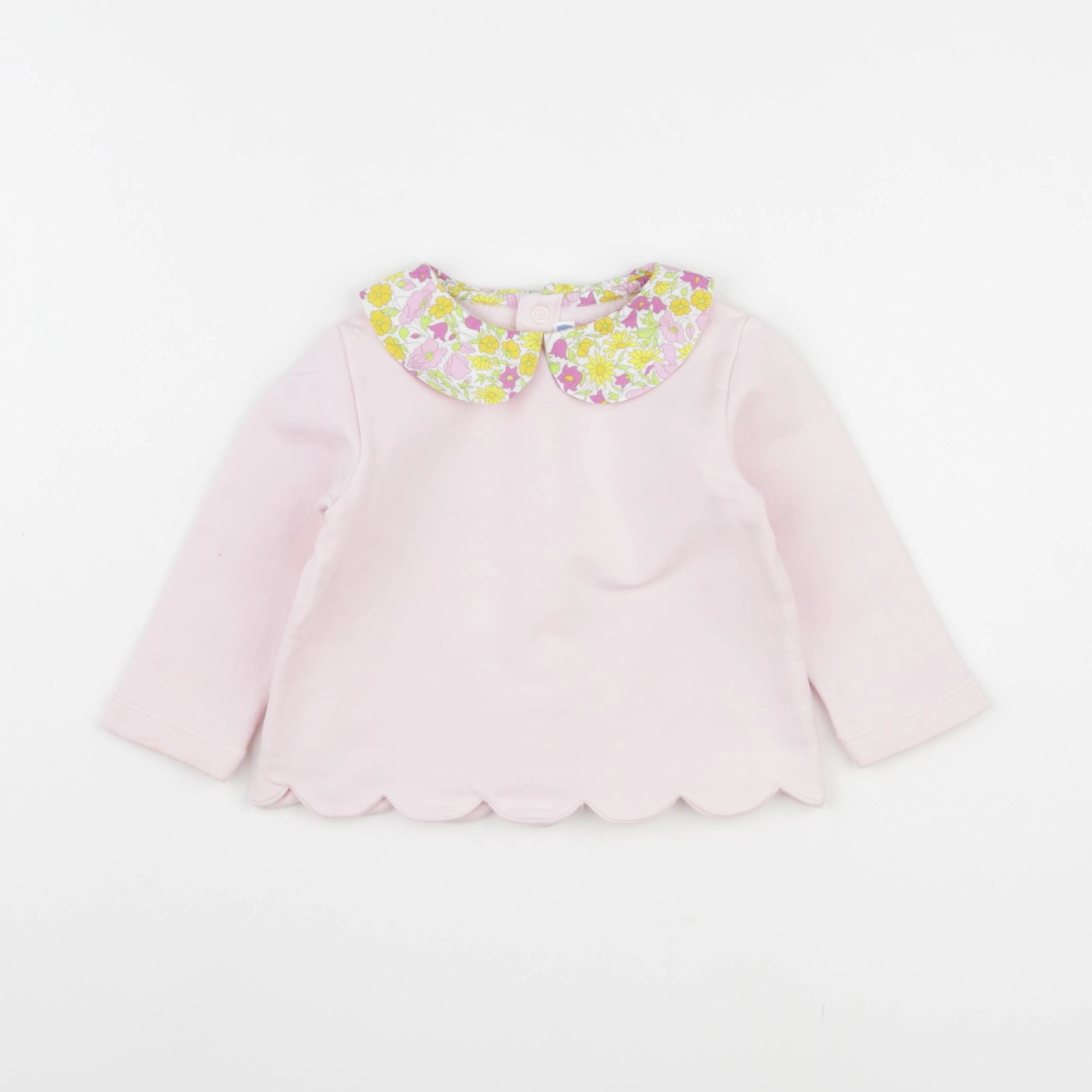 Jacadi - sweat rose - 12 mois