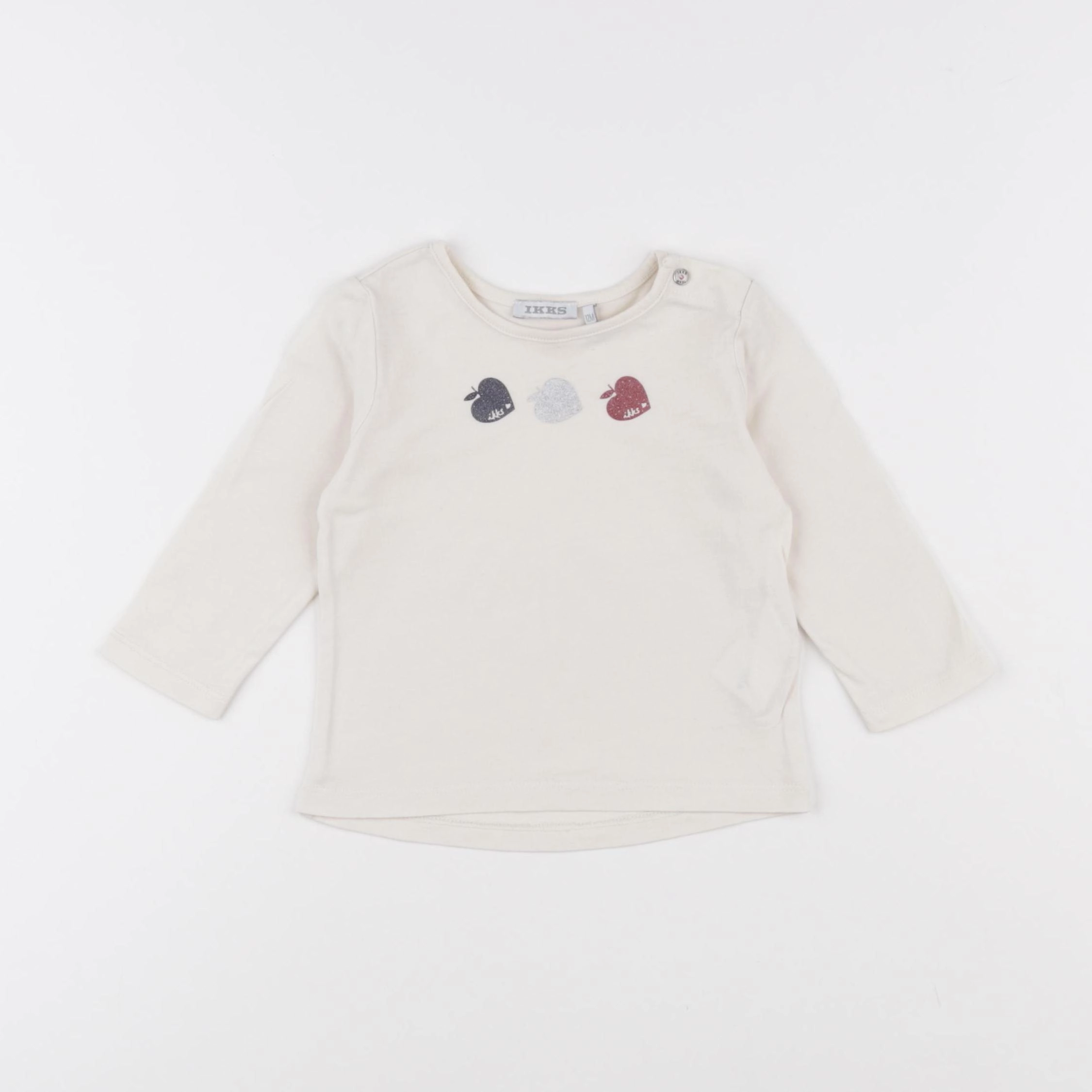 IKKS - tee-shirt beige - 12 mois