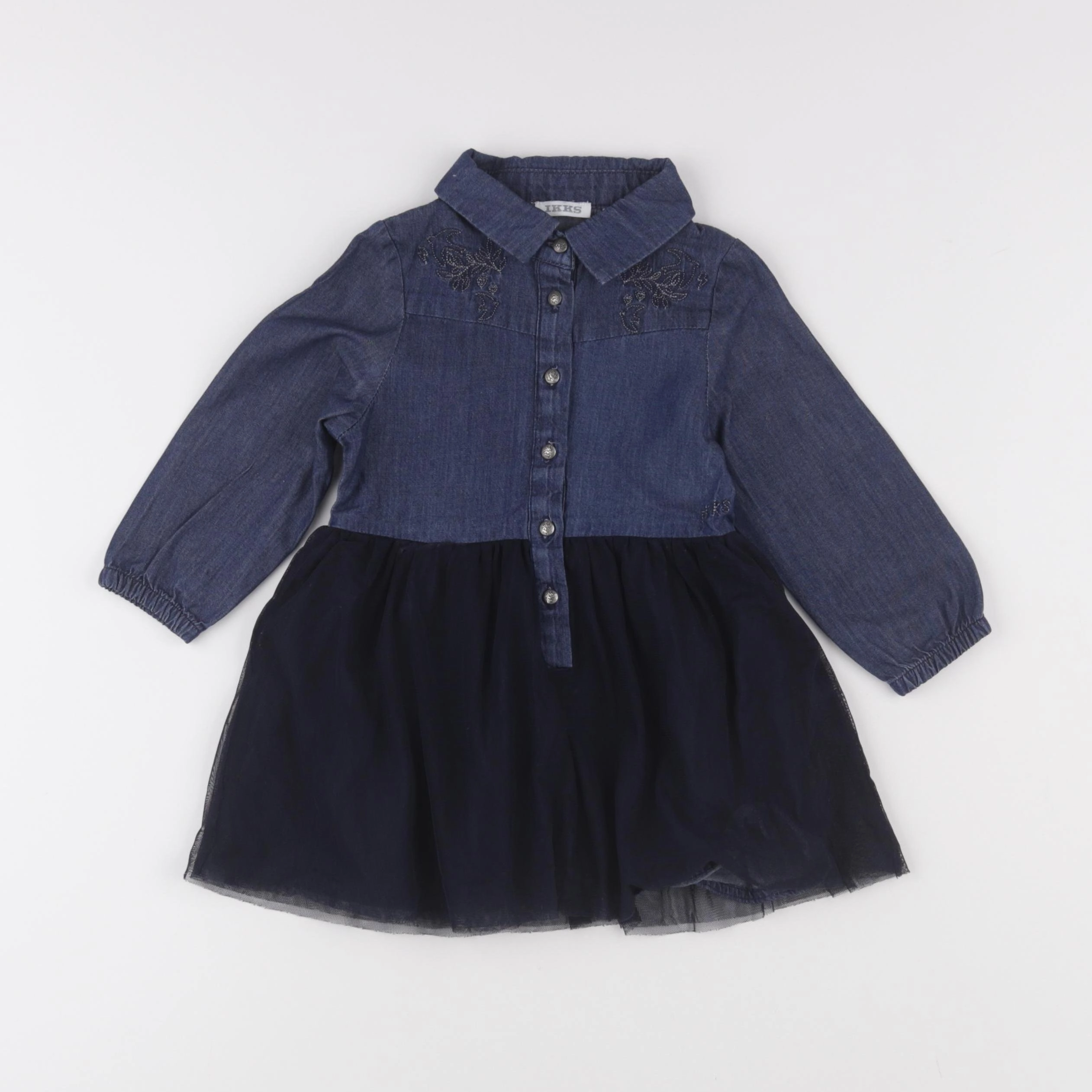 IKKS - robe bleu - 18 mois