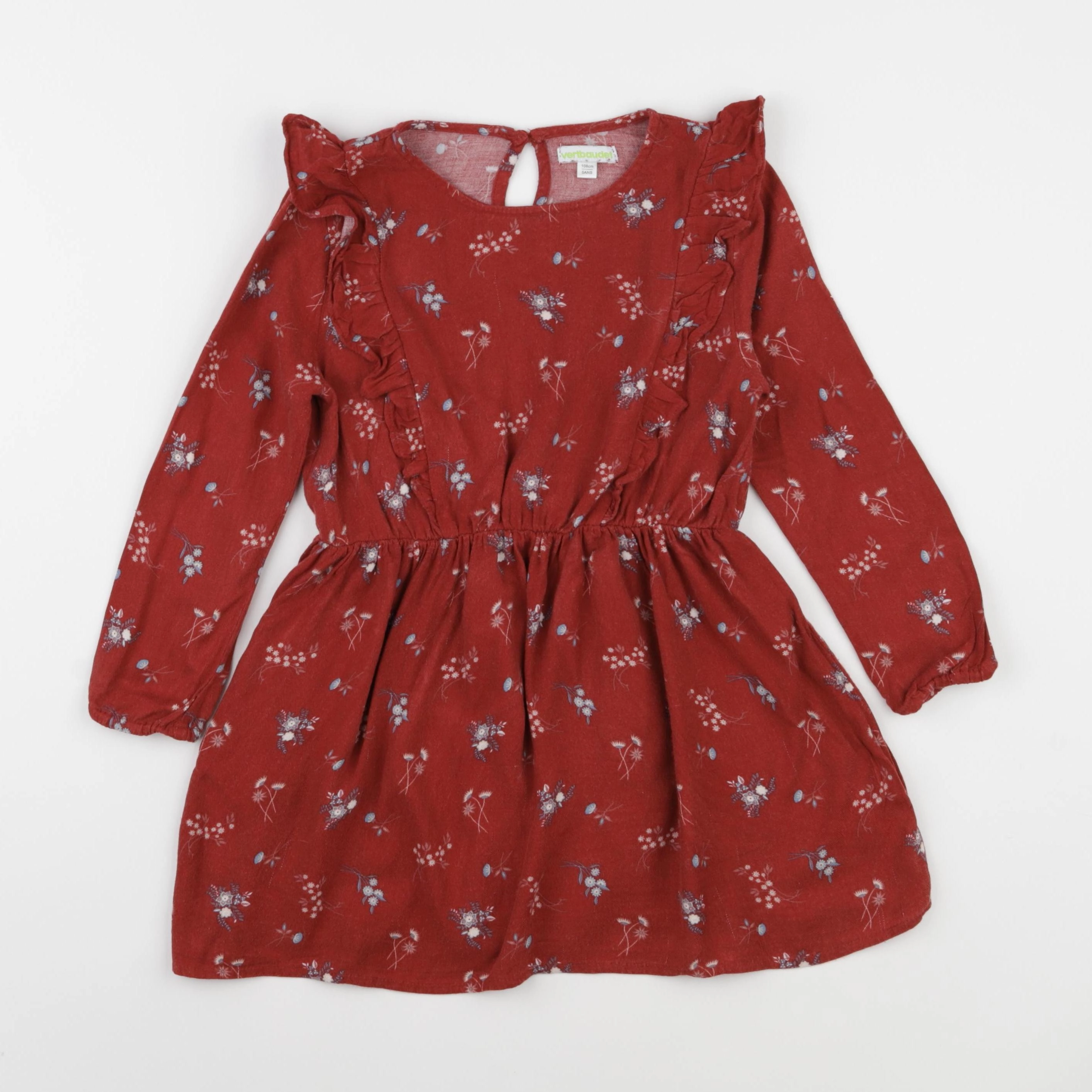 Vertbaudet - robe rouge - 5 ans