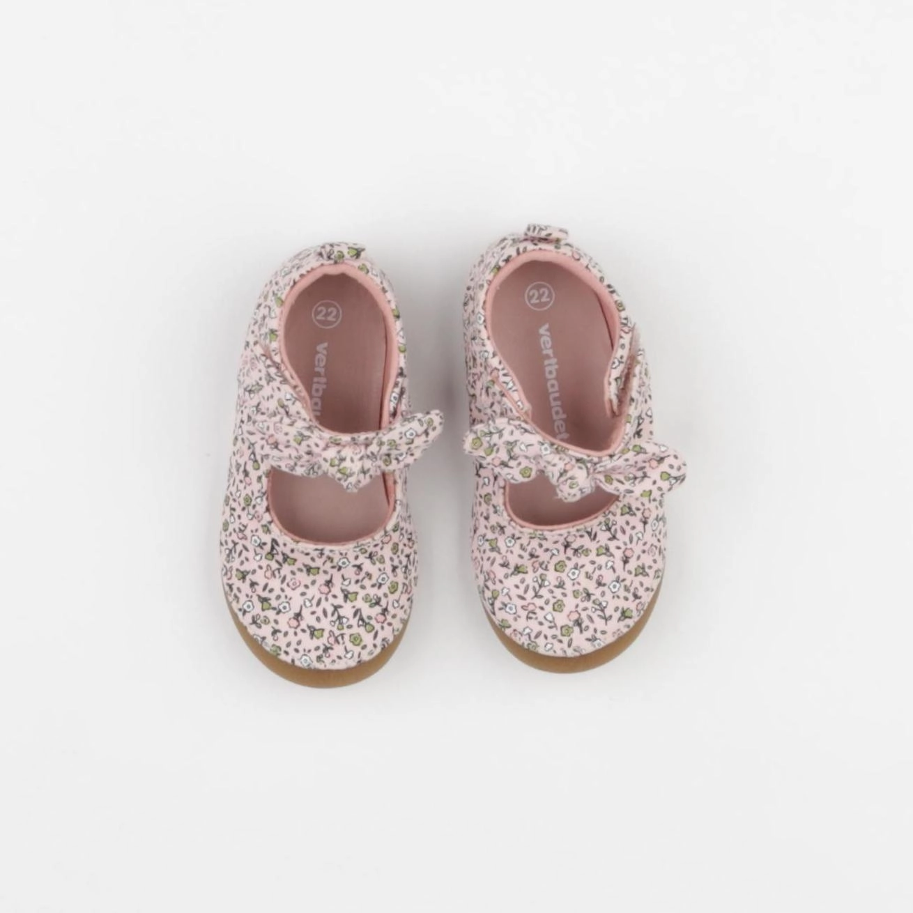 Vertbaudet - chaussons rose - pointure 22