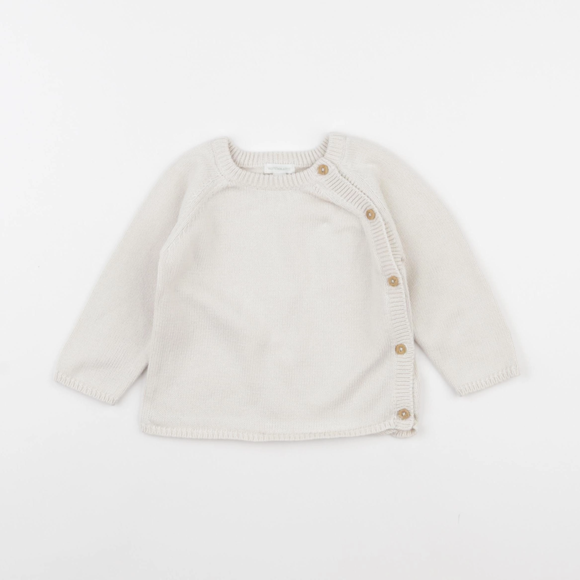 Vertbaudet - gilet beige - 18 mois