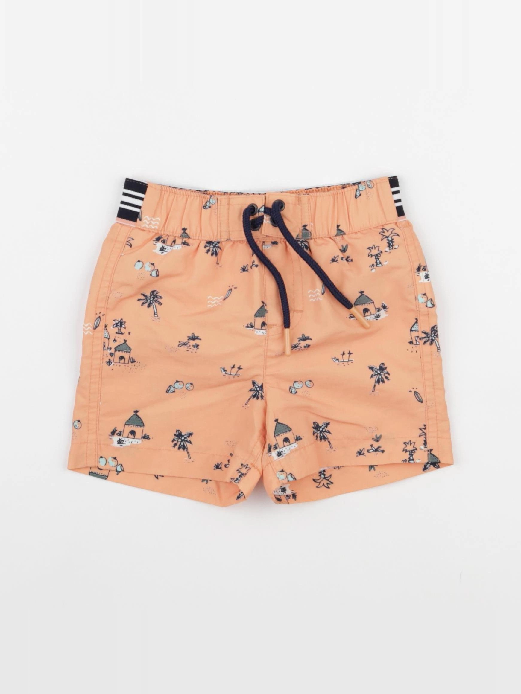 Vertbaudet - maillot de bain orange - 2 ans