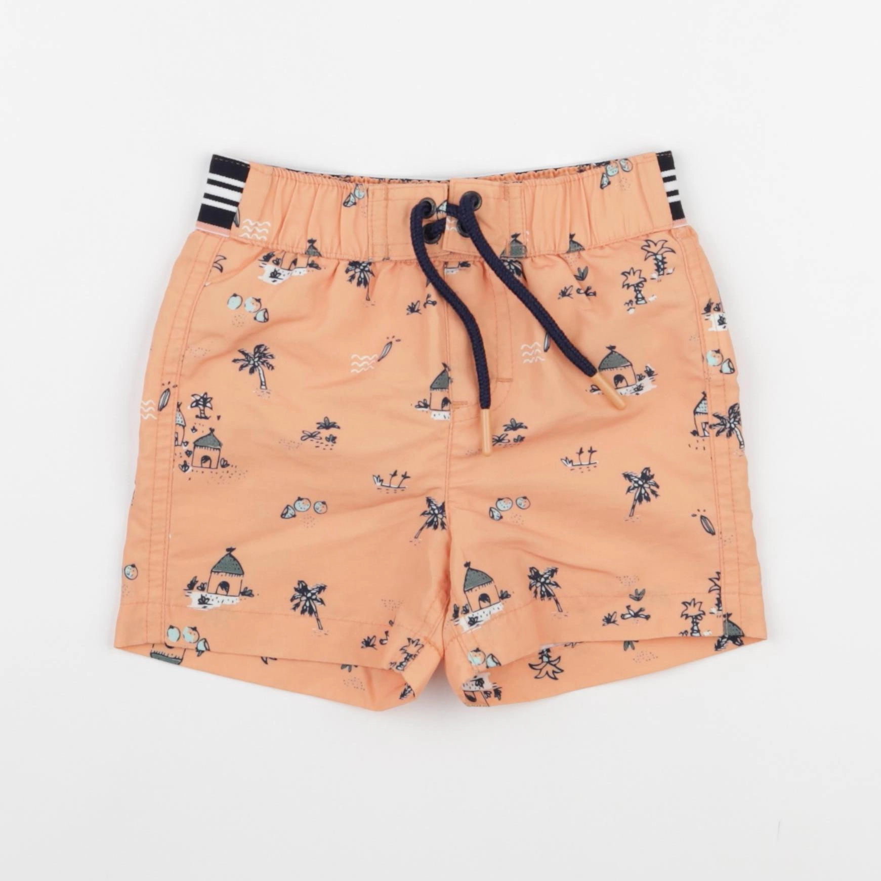 Vertbaudet - maillot de bain orange - 2 ans