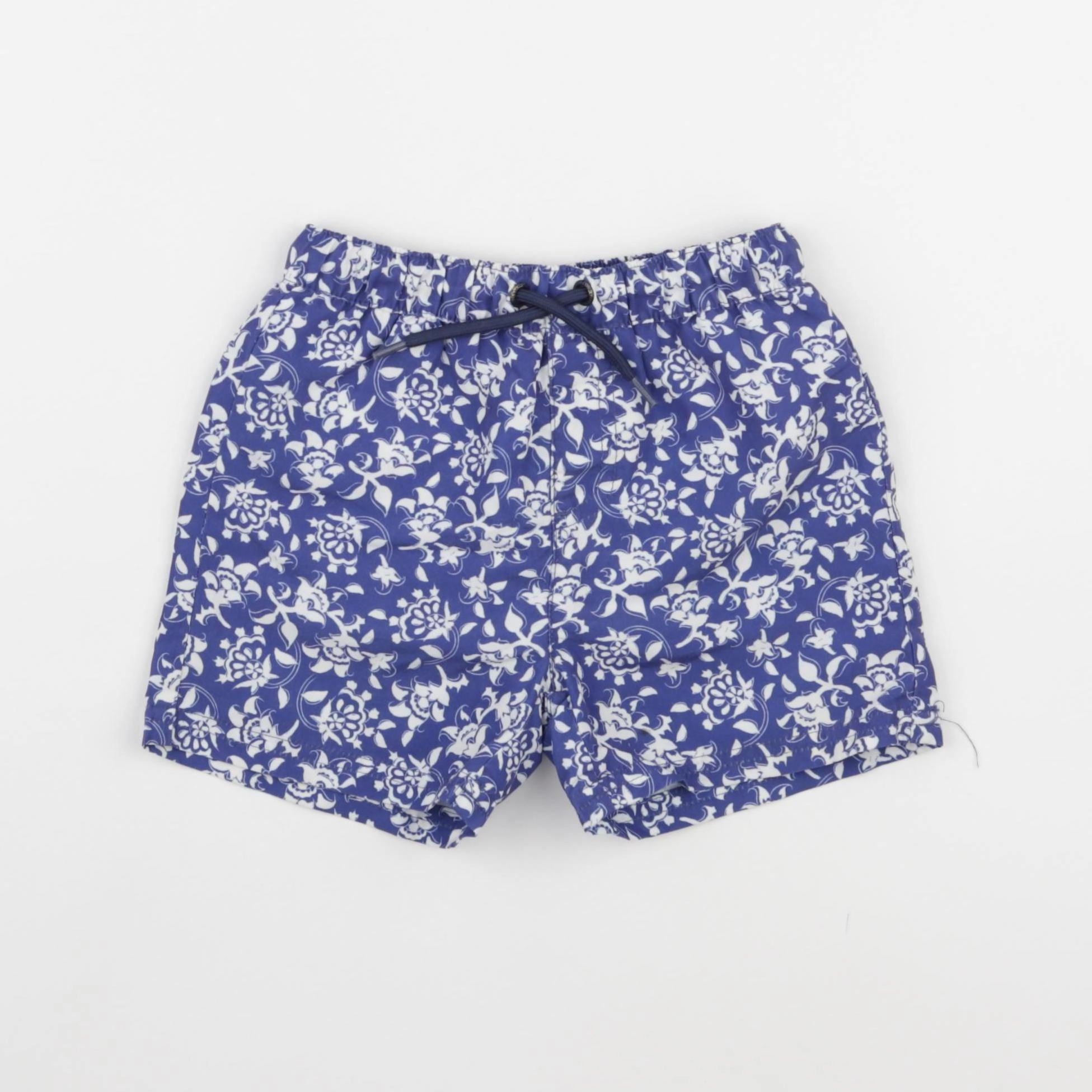Vertbaudet - maillot de bain blanc, bleu - 2 ans