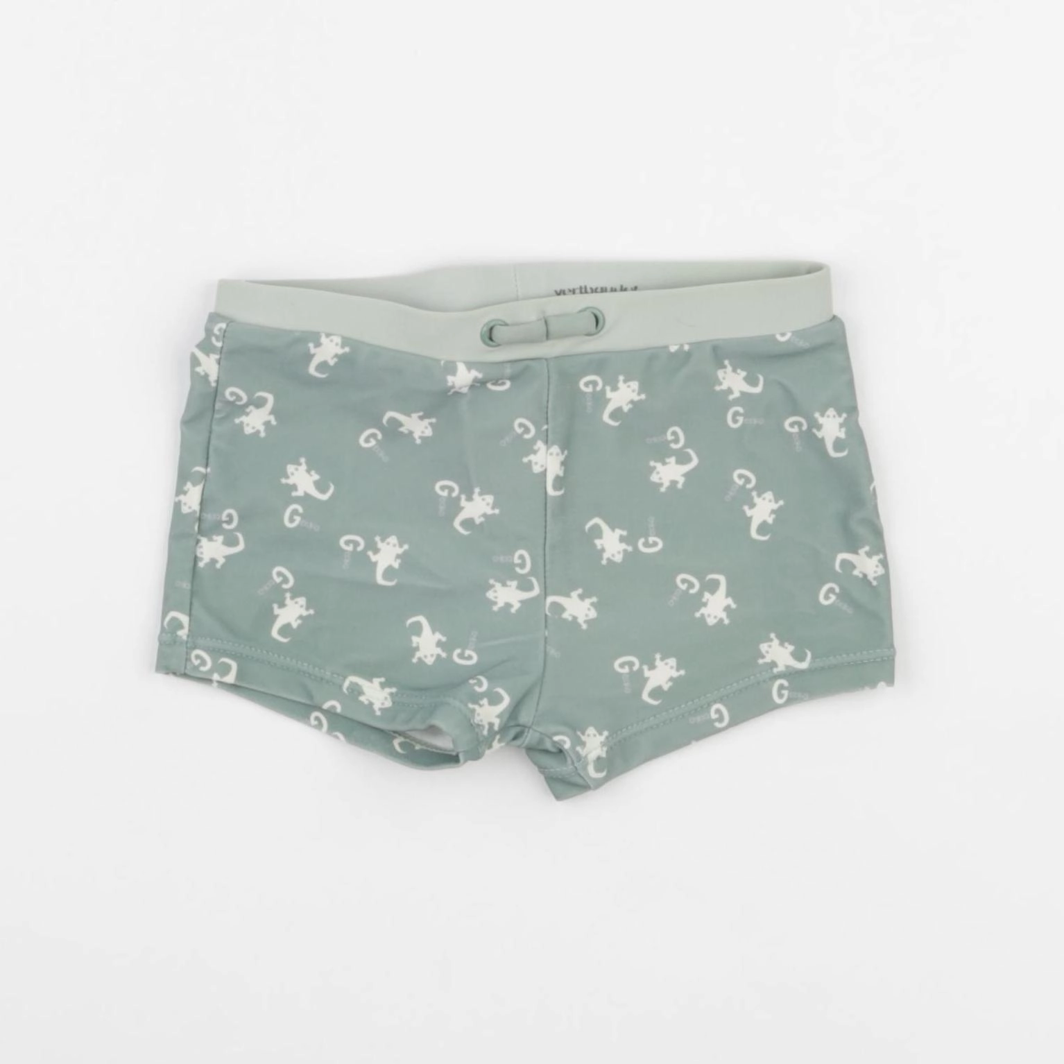 Vertbaudet - maillot de bain vert - 2 ans
