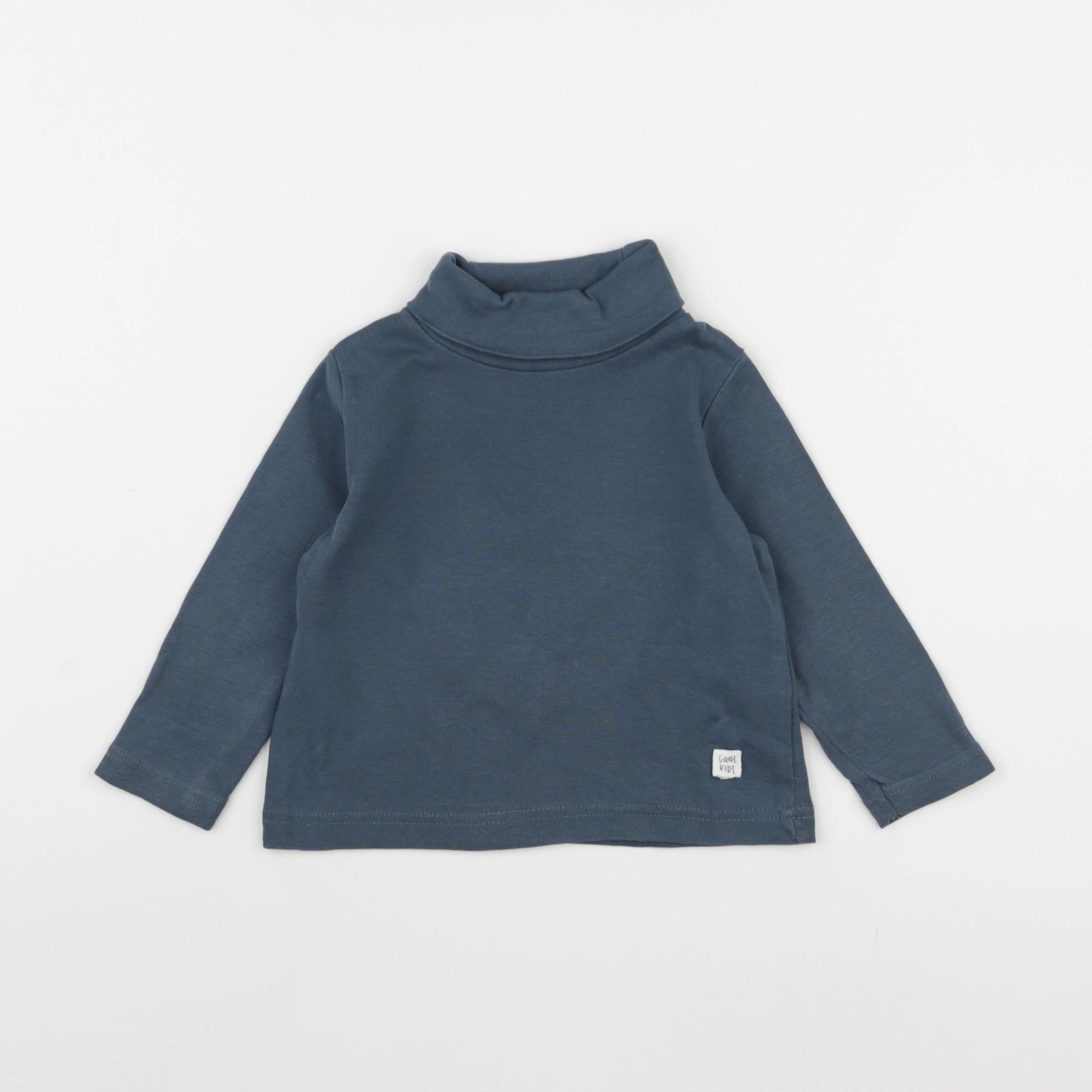 Vertbaudet - sous-pull bleu - 2 ans