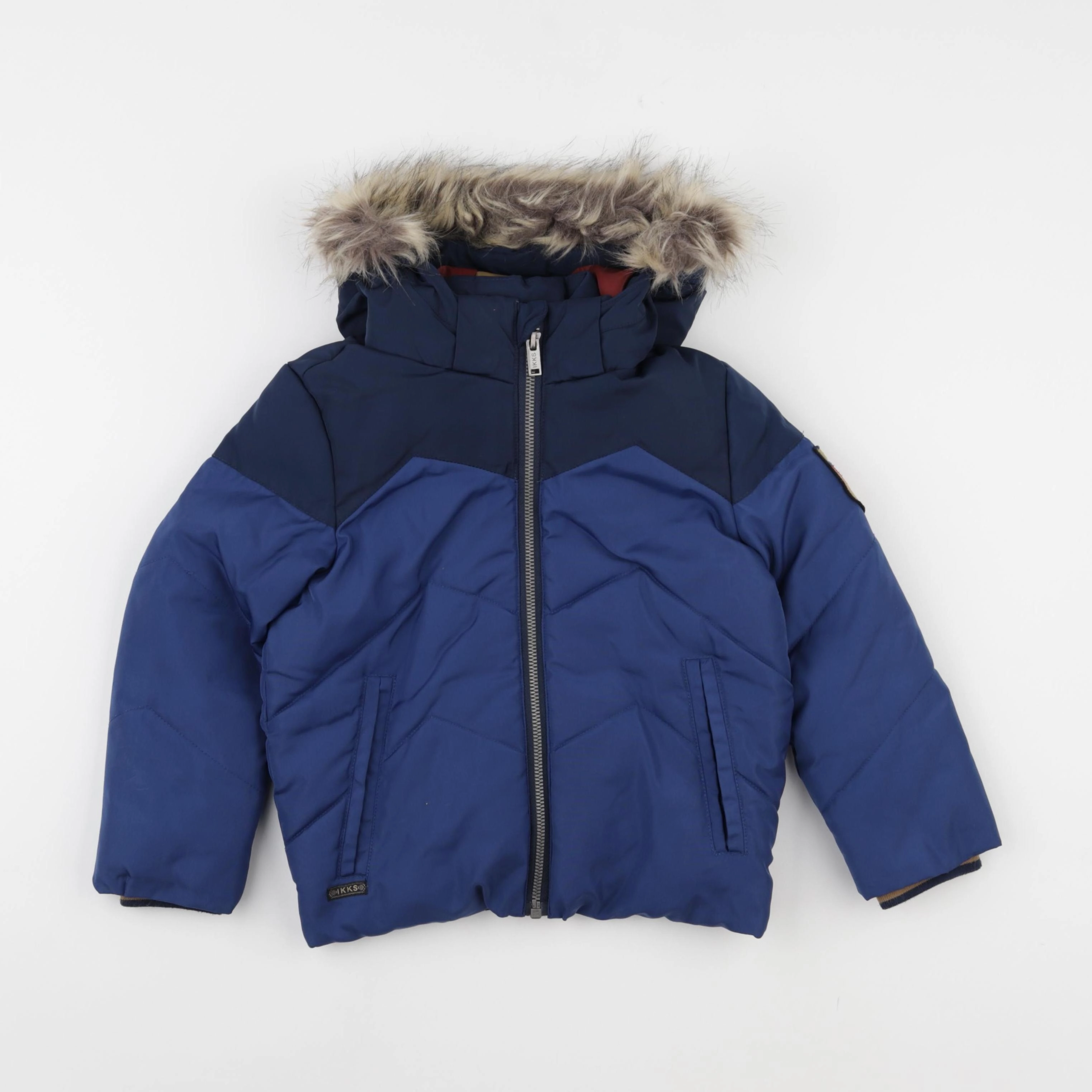 IKKS - doudoune bleu - 4 ans