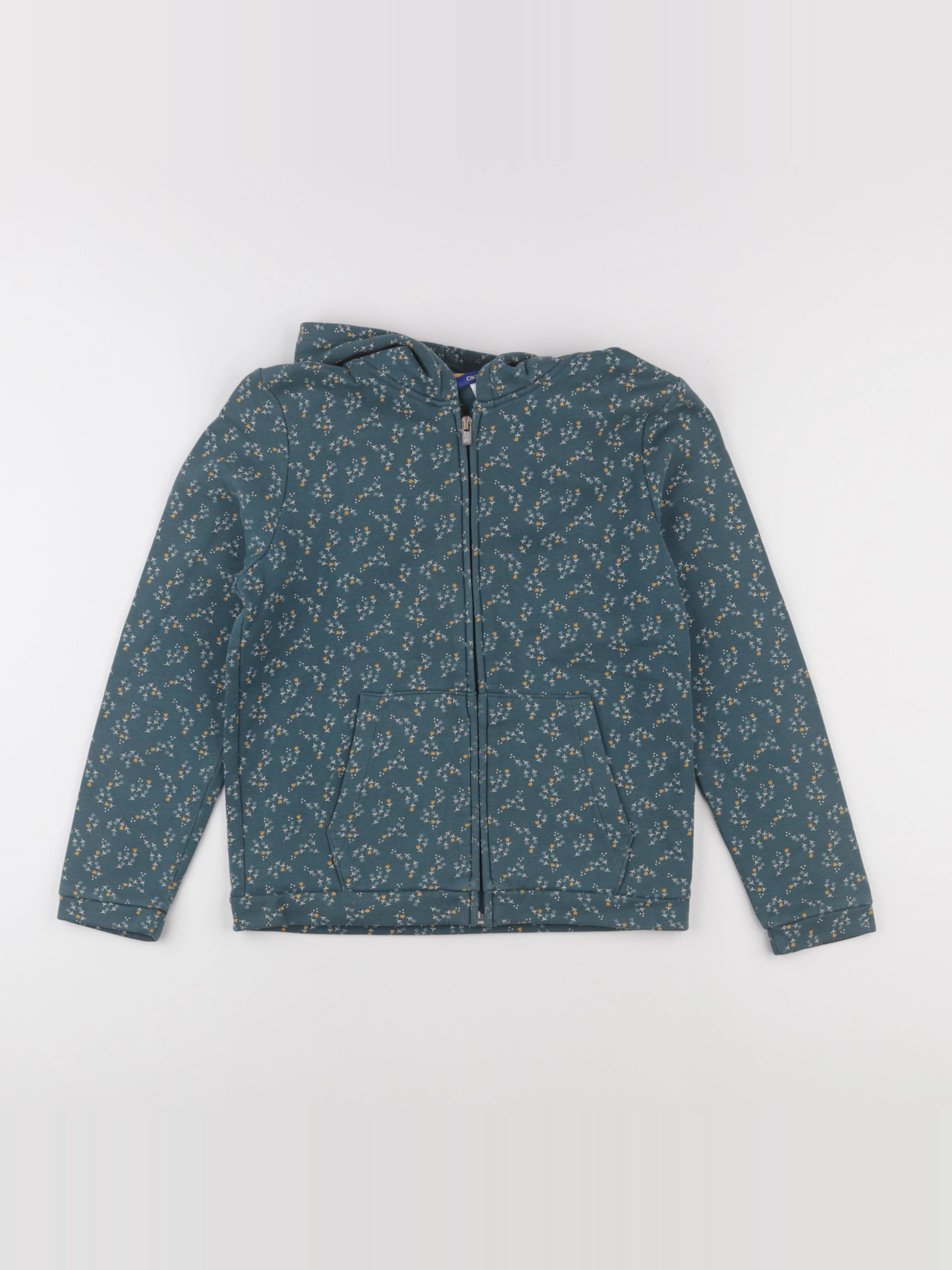 Okaidi - sweat vert - 10 ans