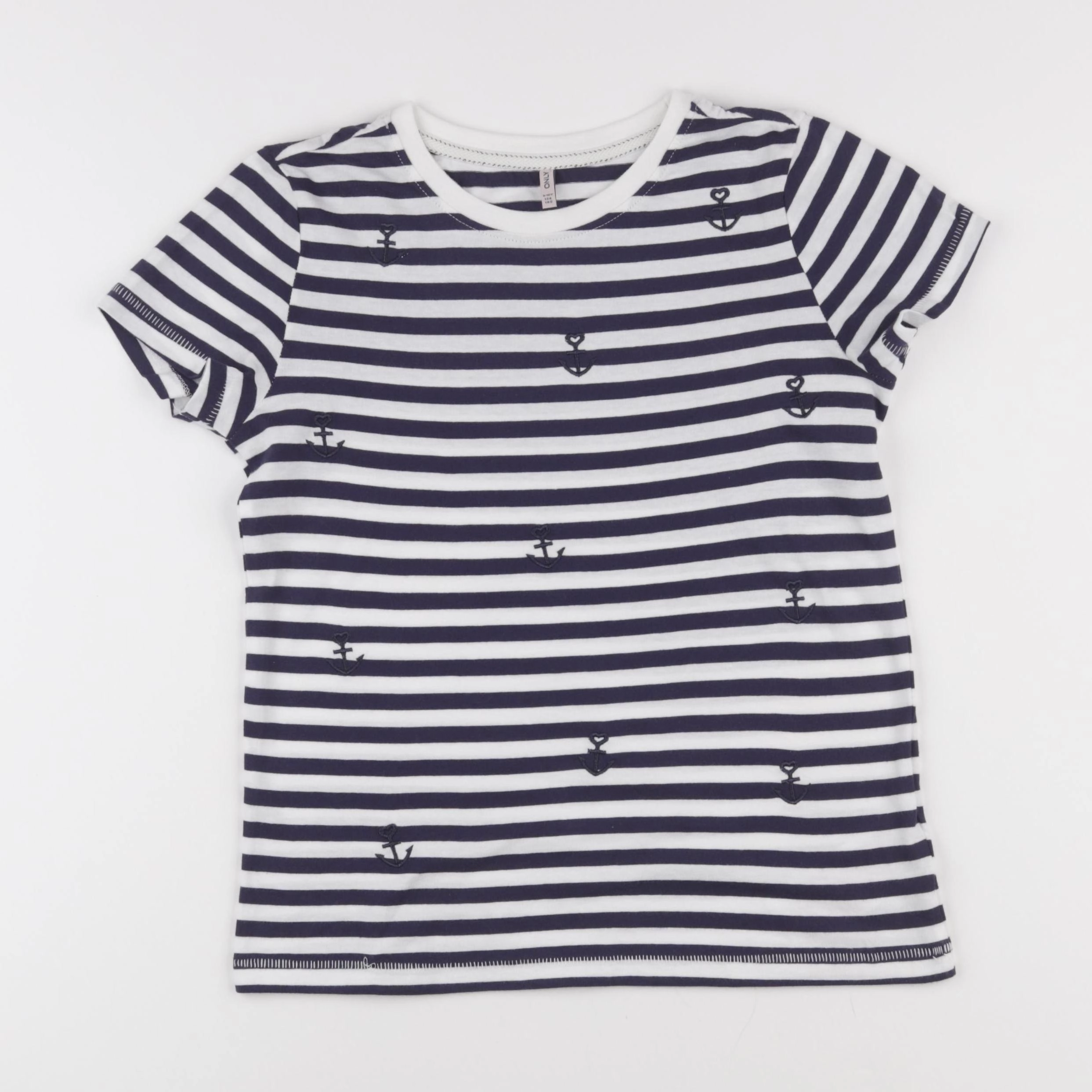 Kids Only - tee-shirt blanc, bleu - 9/10 ans
