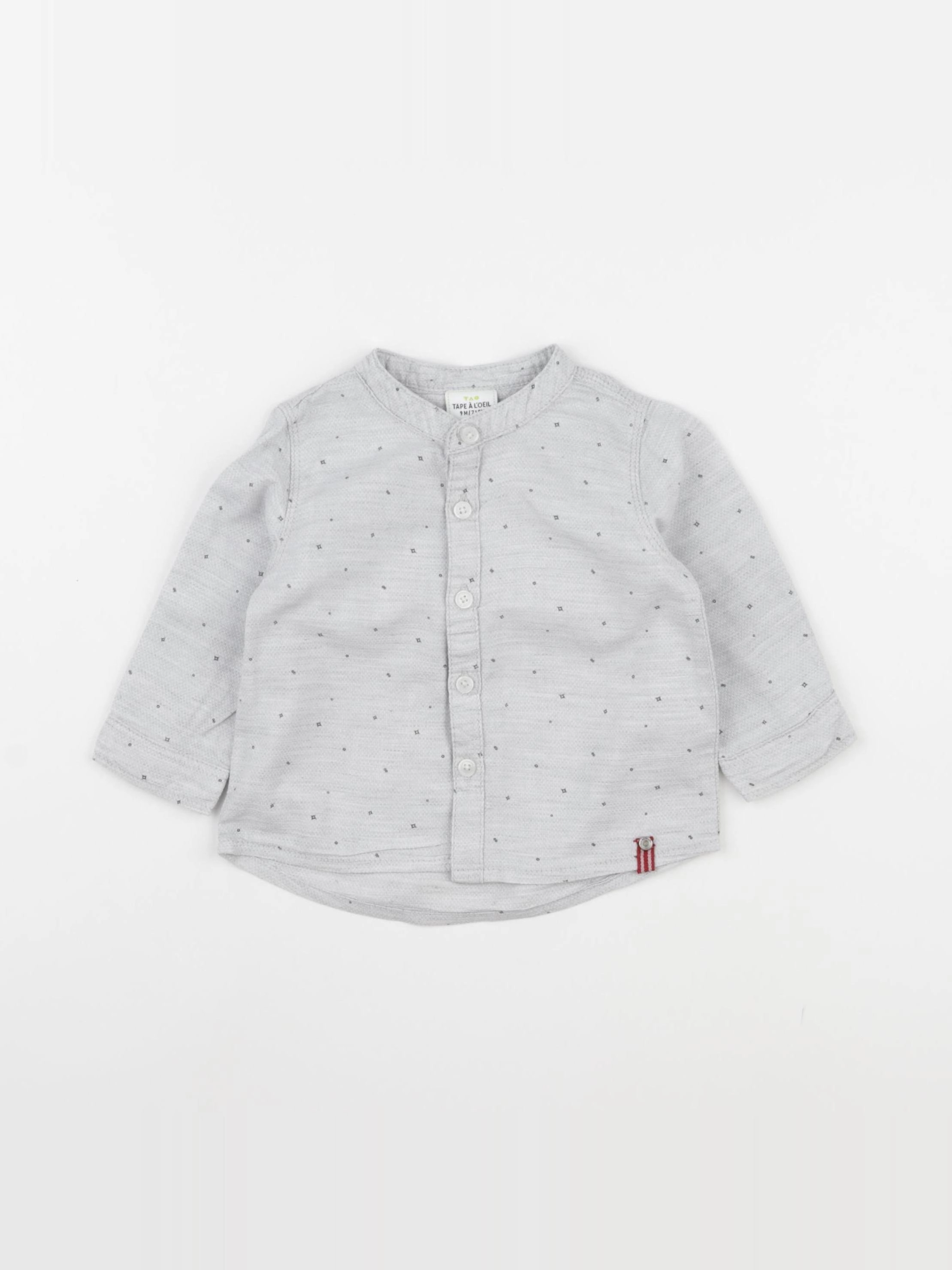 Tape à l'oeil - chemise gris - 9 mois