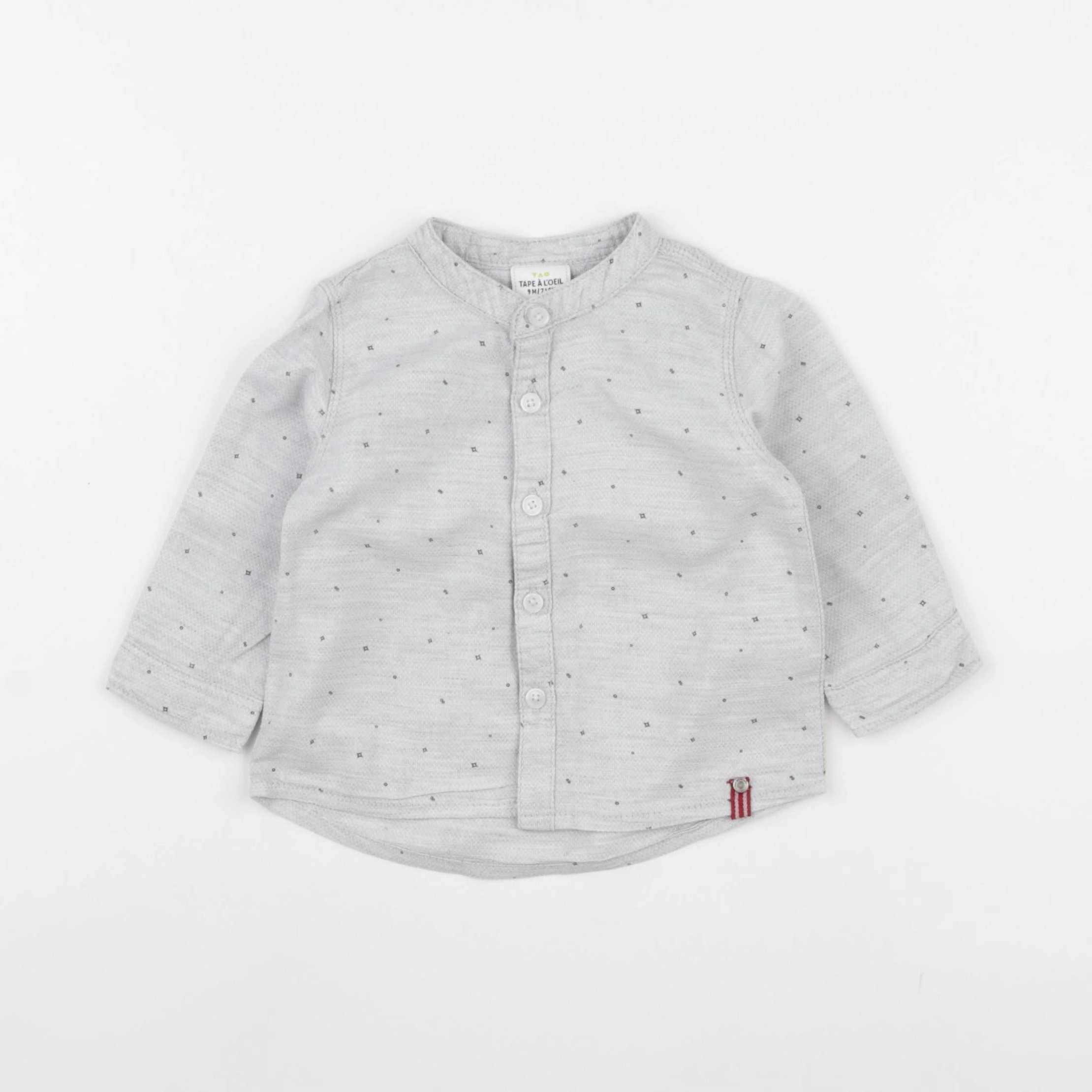 Tape à l'oeil - chemise gris - 9 mois