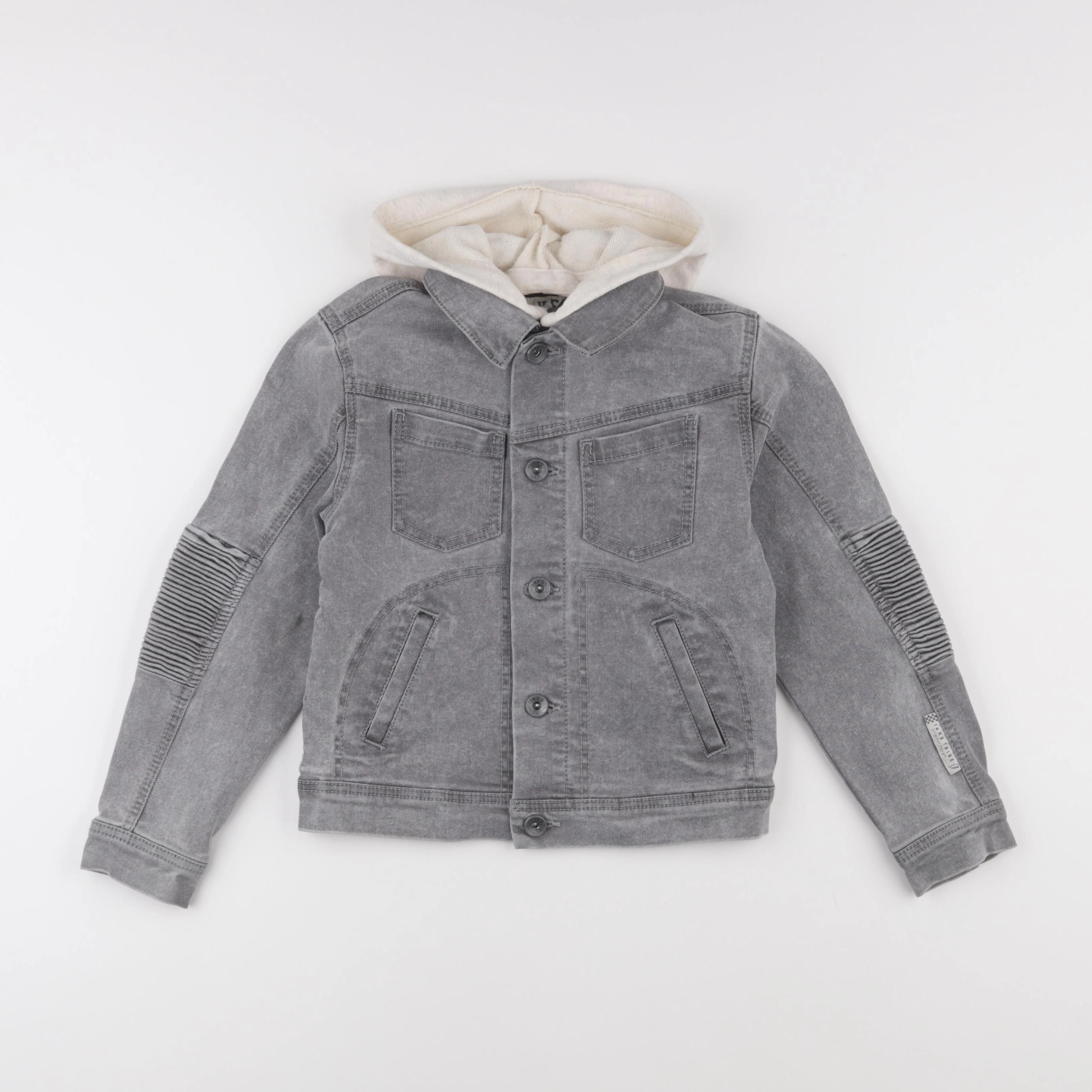 IKKS - veste imprimé au dos gris - 8 ans