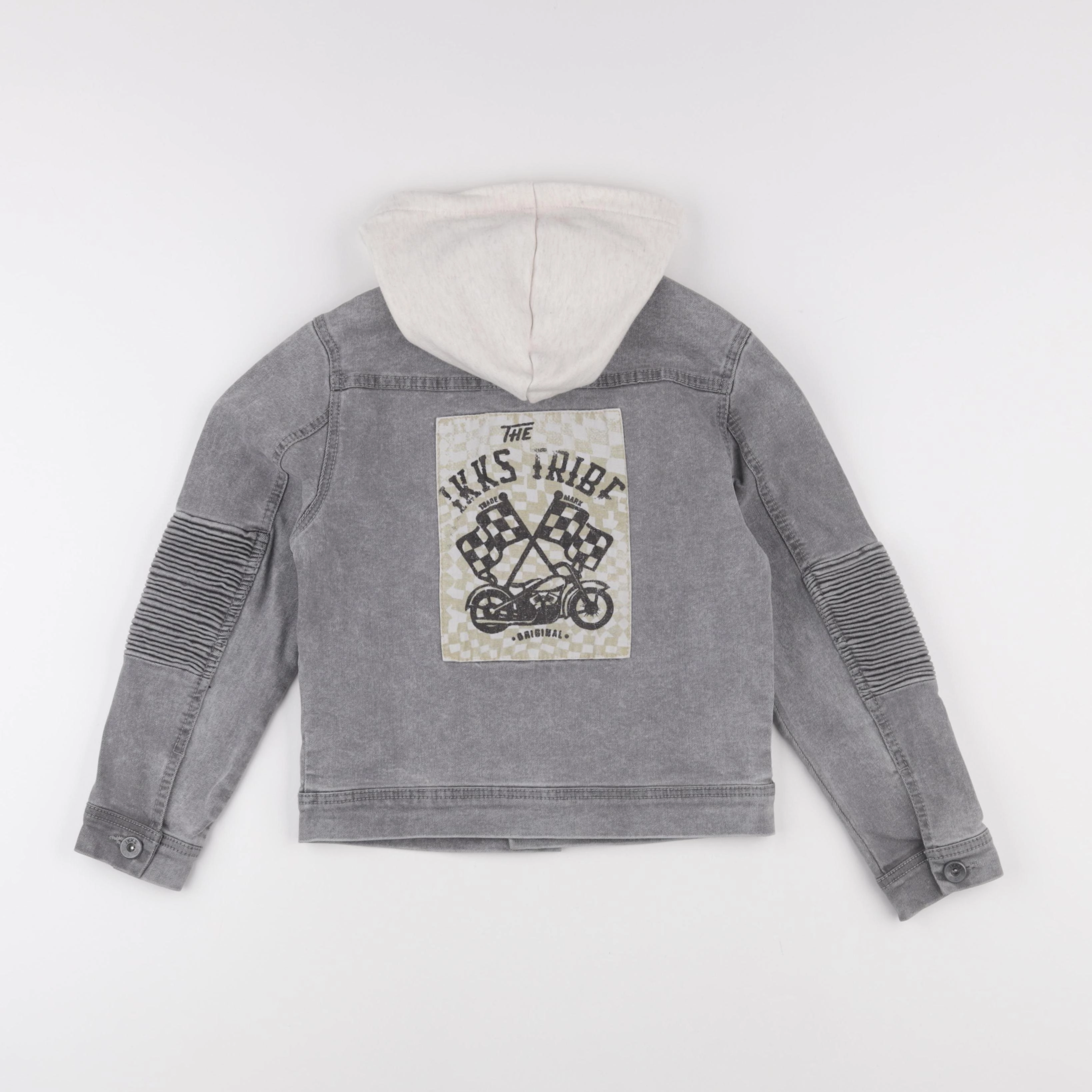 IKKS - veste imprimé au dos gris - 8 ans