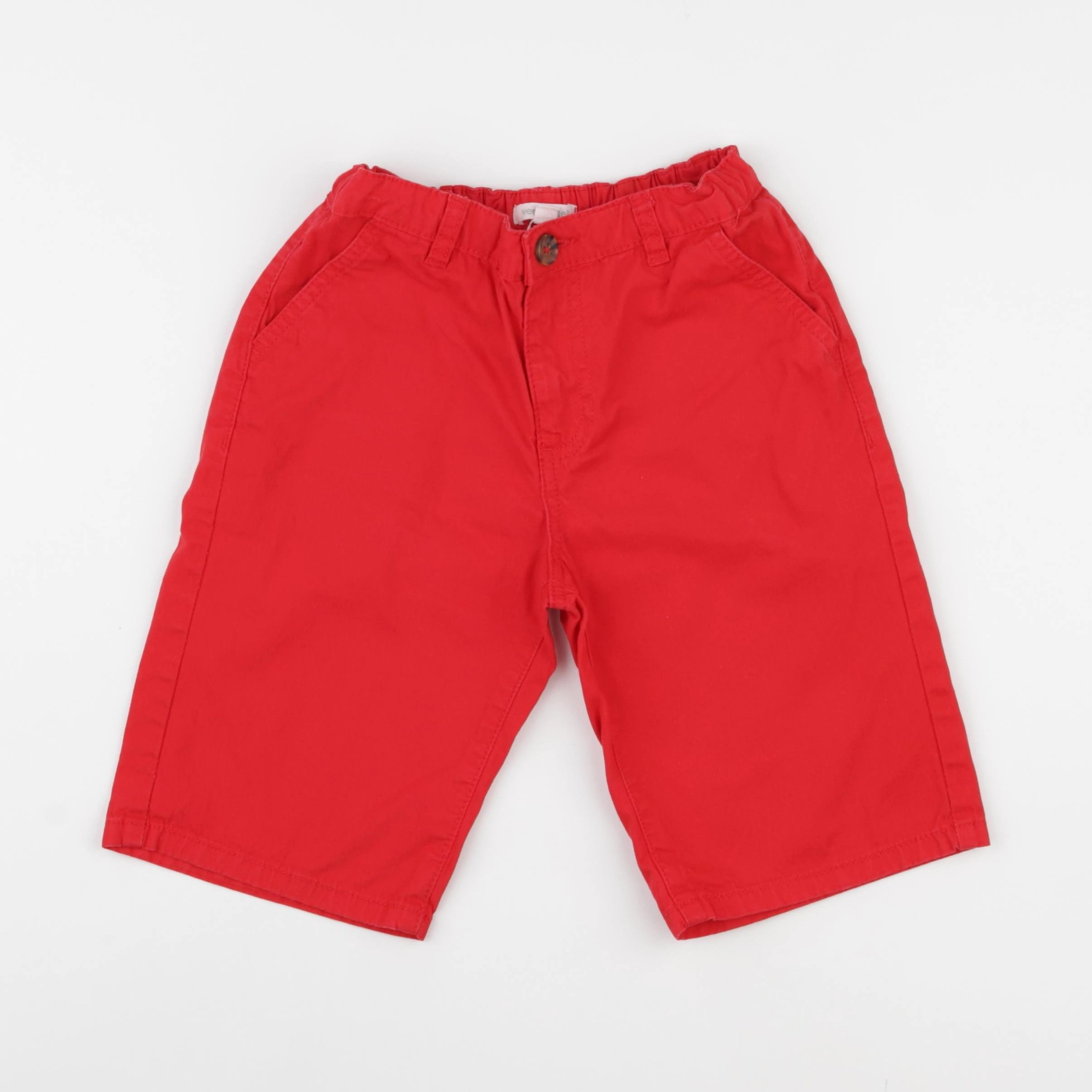 Vertbaudet - short rouge - 9 ans