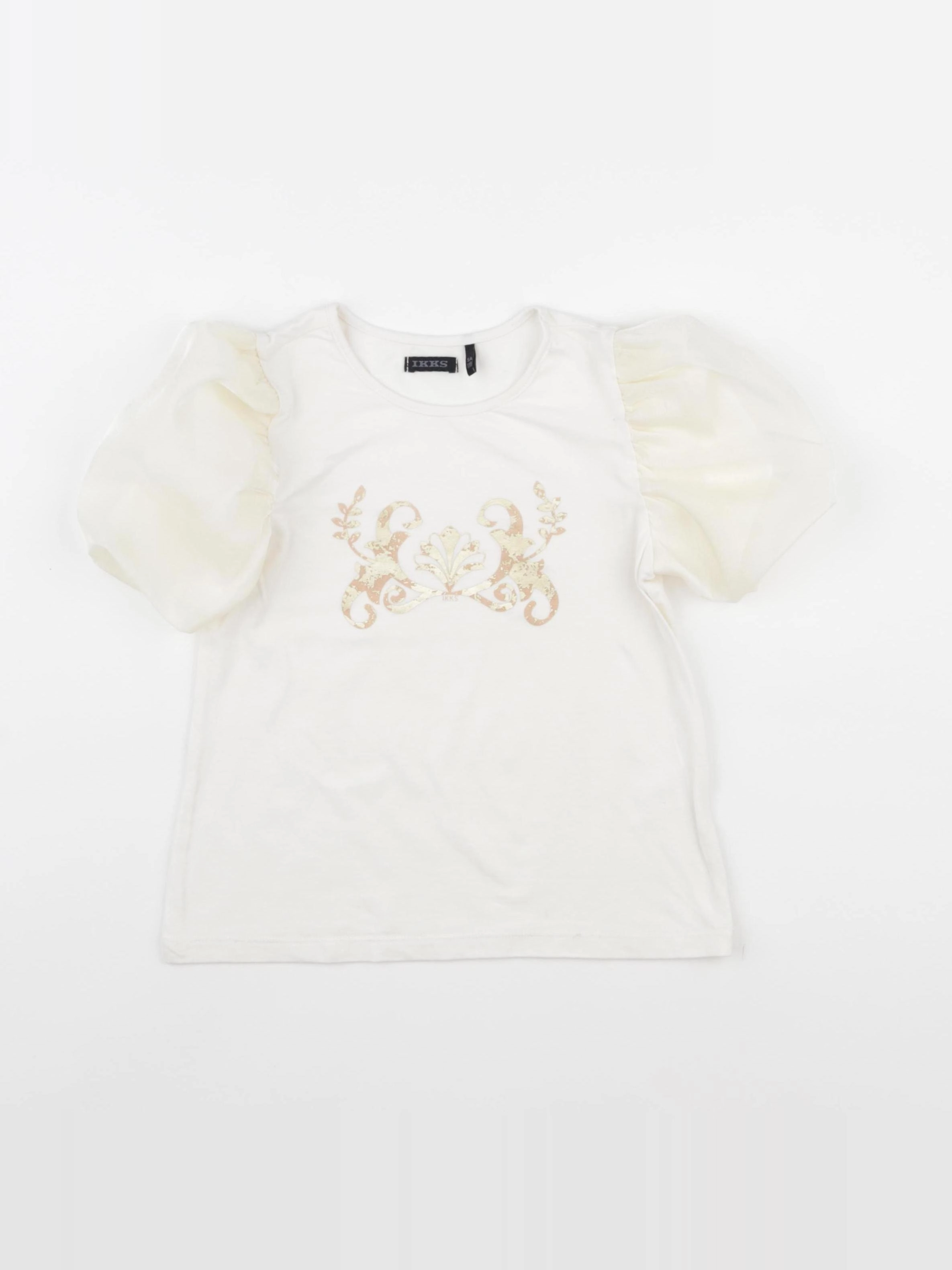 IKKS - tee-shirt beige - 5 ans
