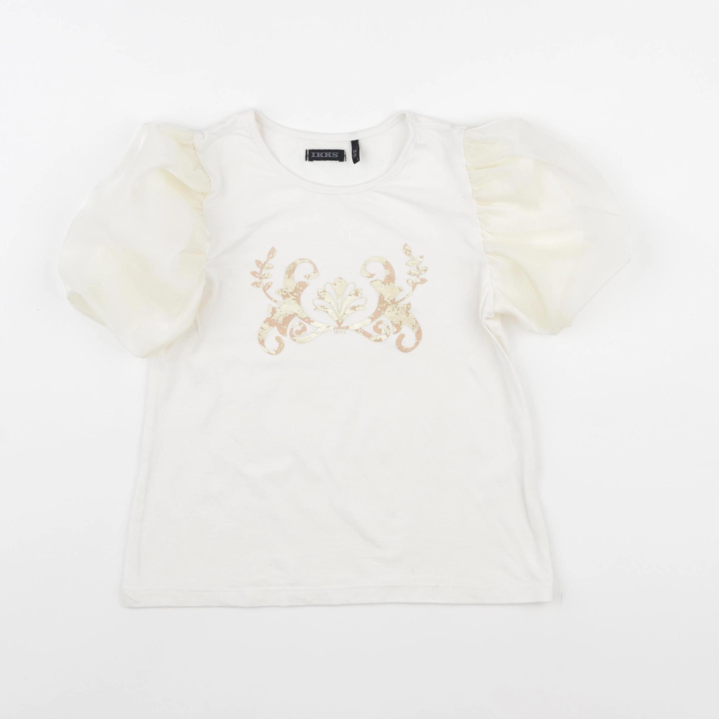 IKKS - tee-shirt beige - 5 ans