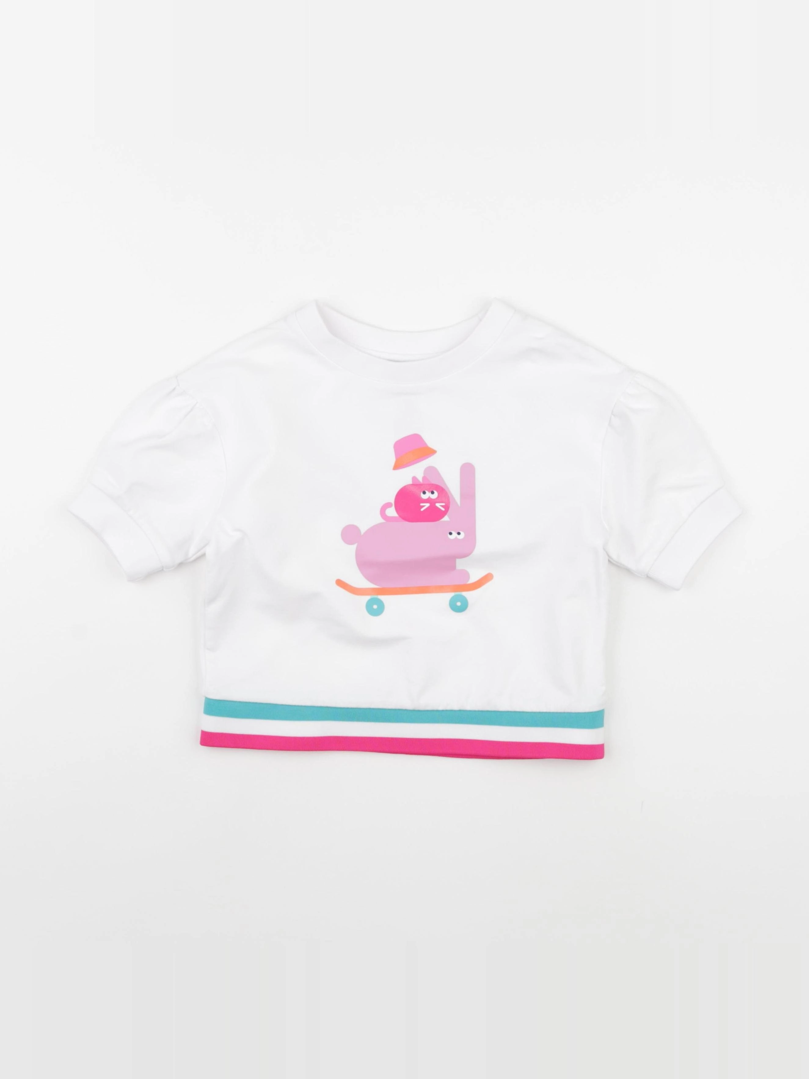 Jacadi - sweat blanc - 6 ans