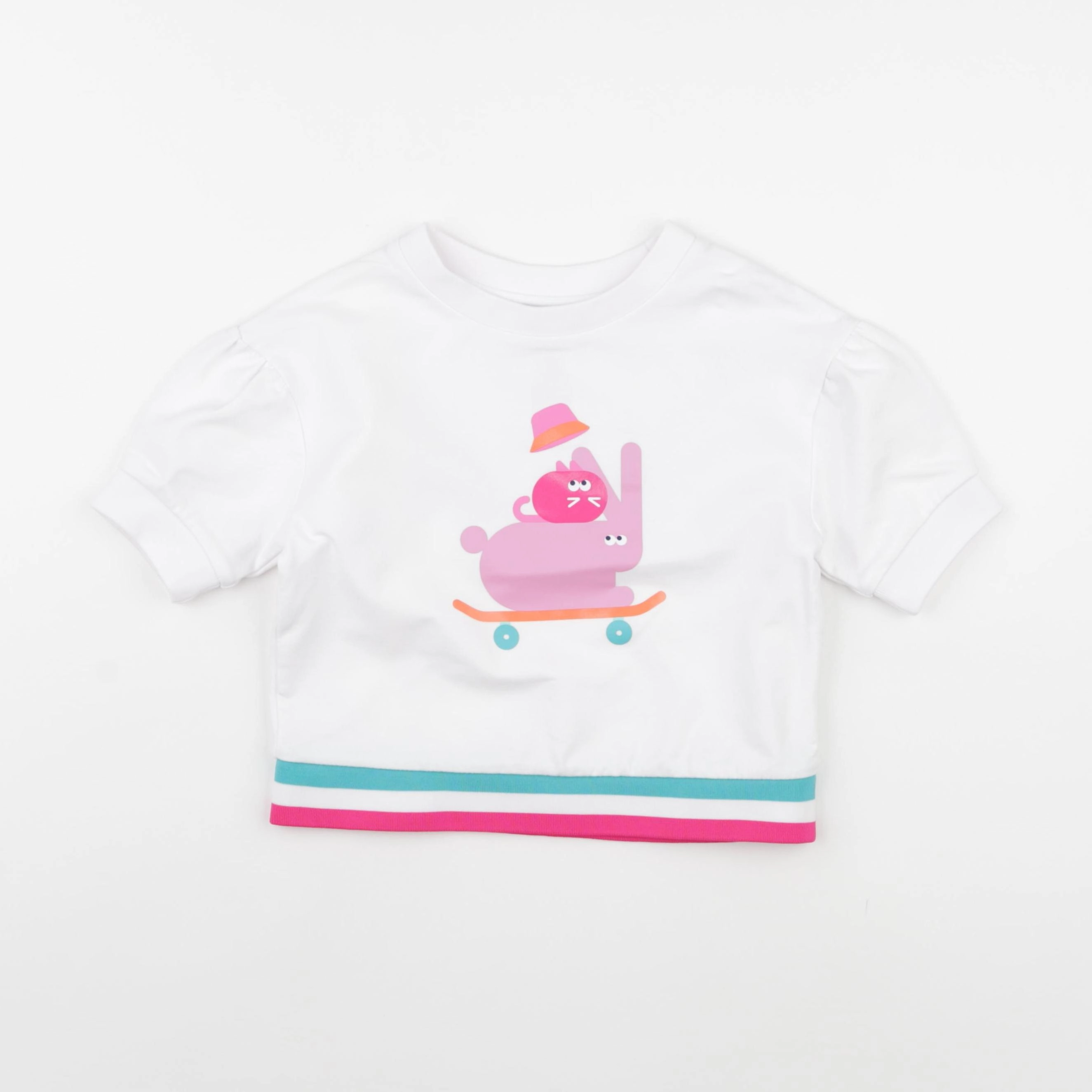 Jacadi - sweat blanc - 6 ans