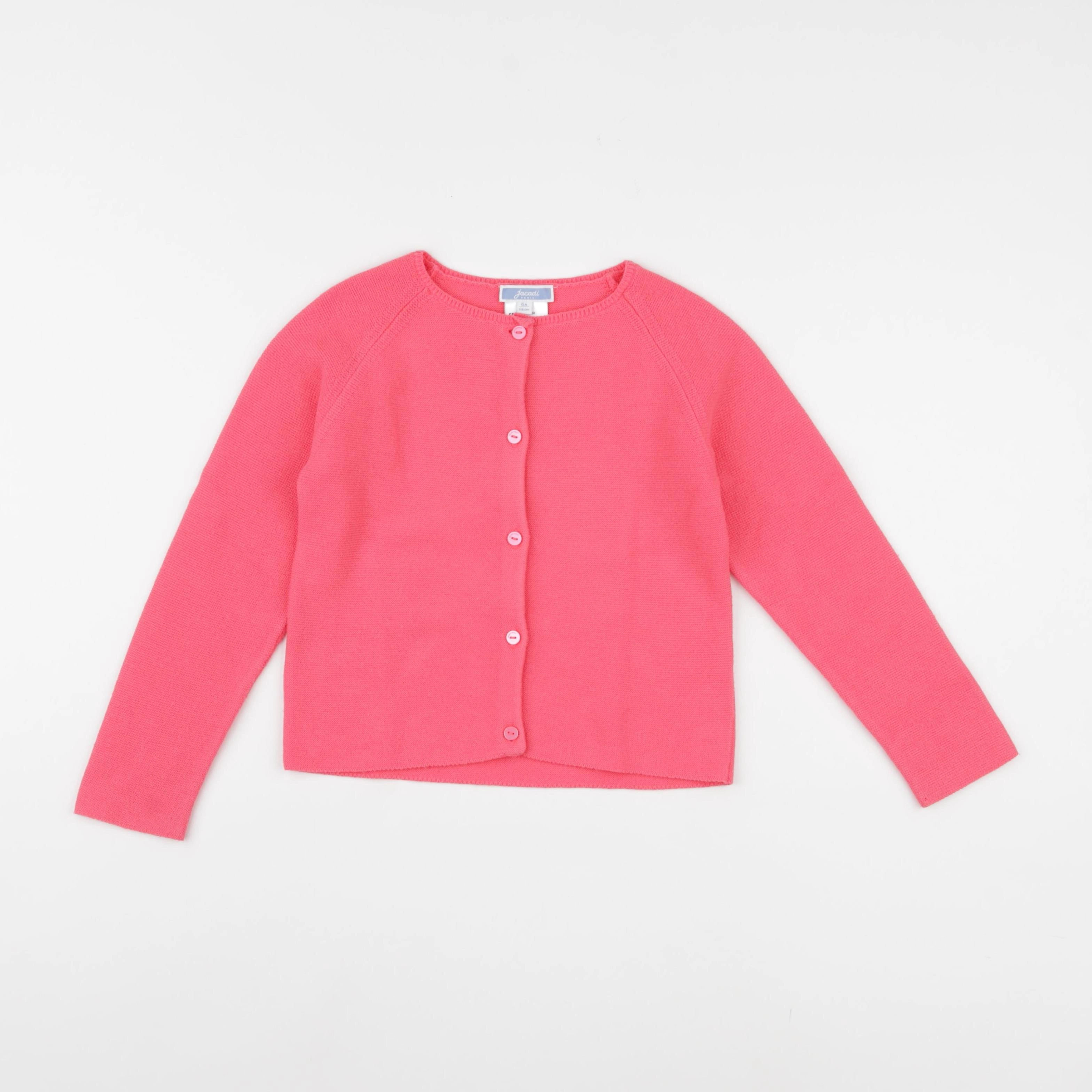Jacadi - gilet rose - 6 ans