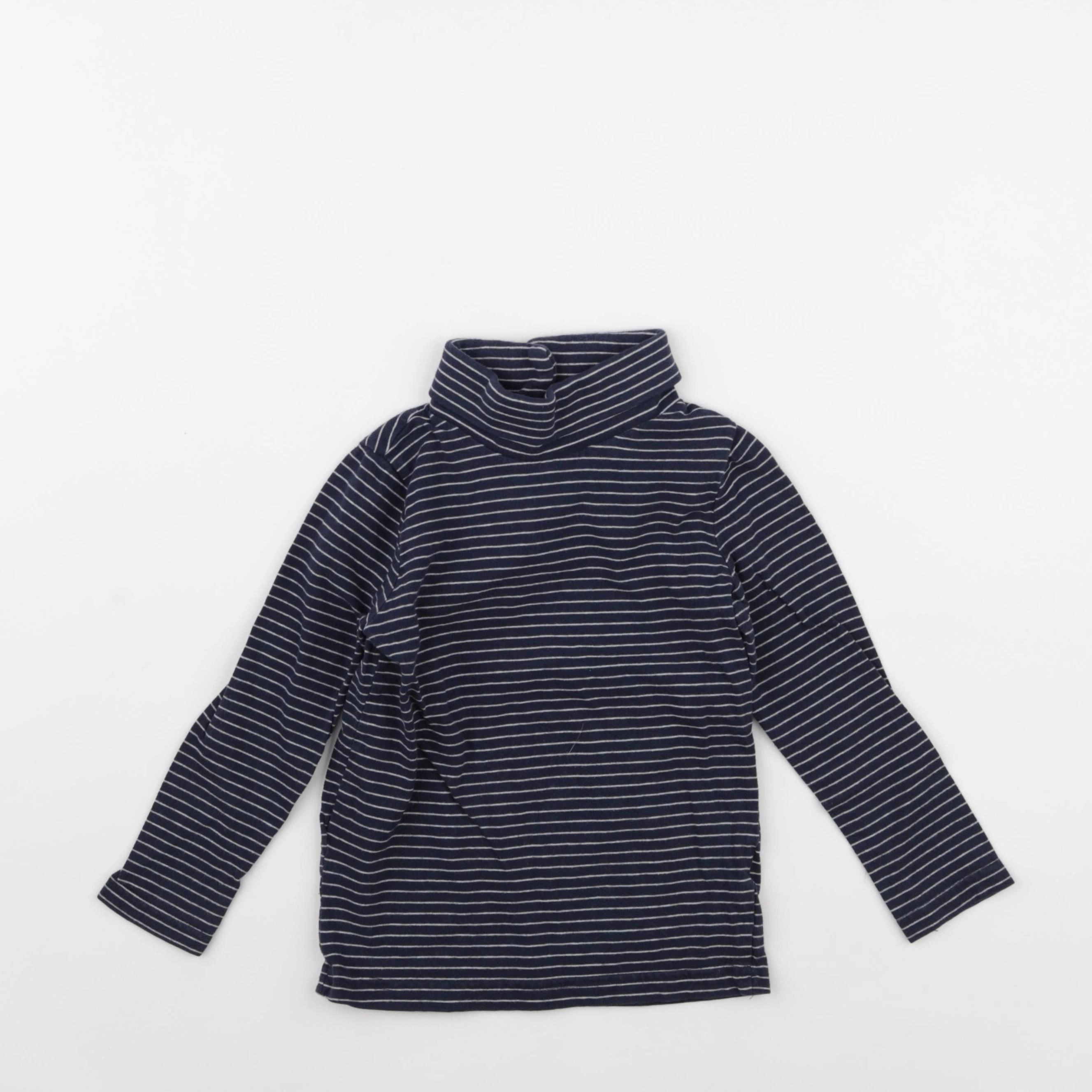 Vertbaudet - sous-pull bleu - 8 ans
