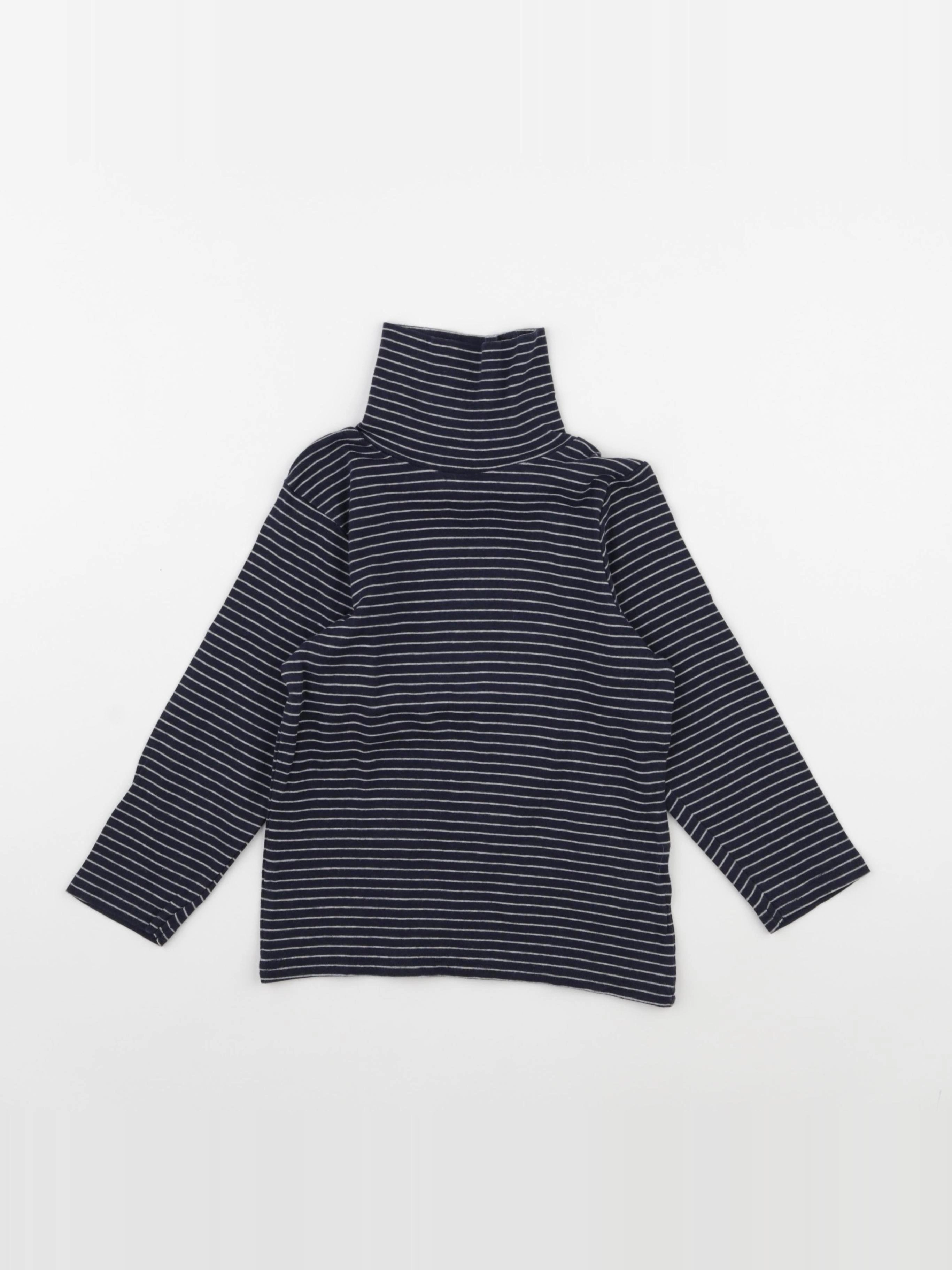 Vertbaudet - sous-pull bleu - 6 ans