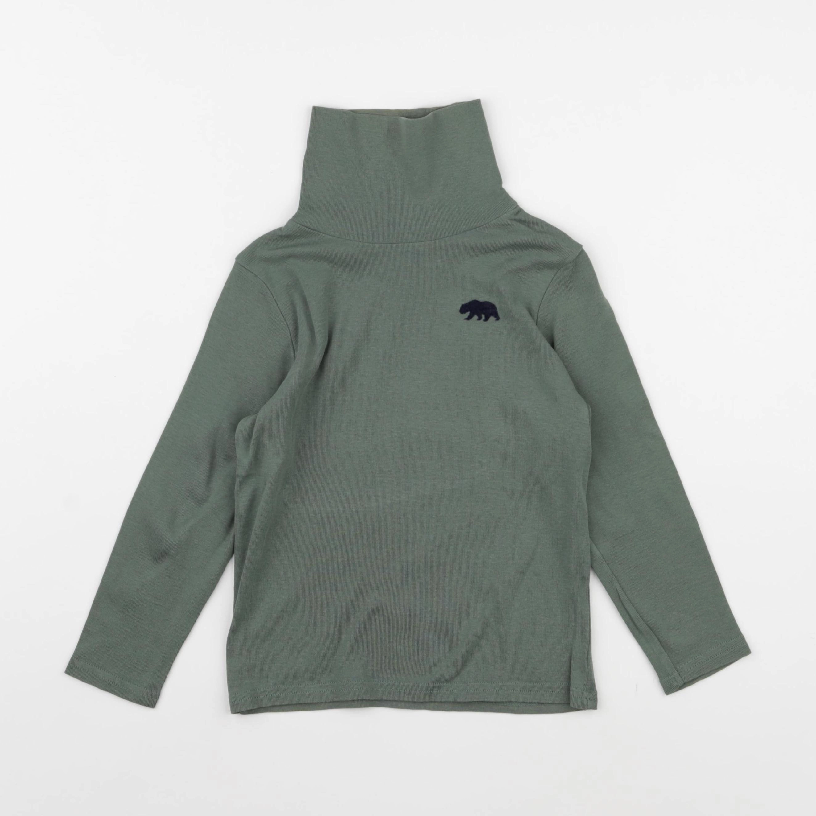 Vertbaudet - sous-pull vert - 6 ans