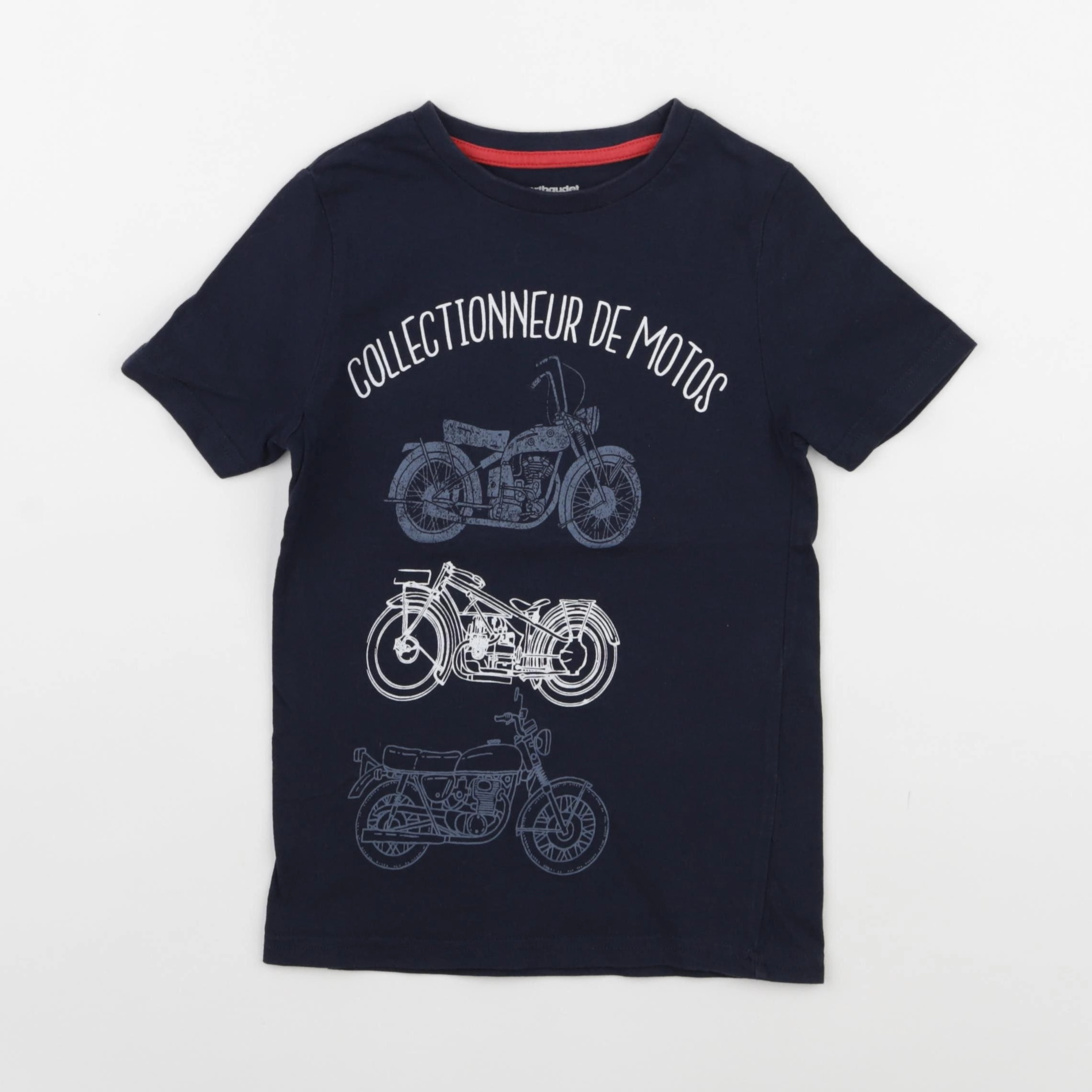 Vertbaudet - tee-shirt bleu - 5 ans