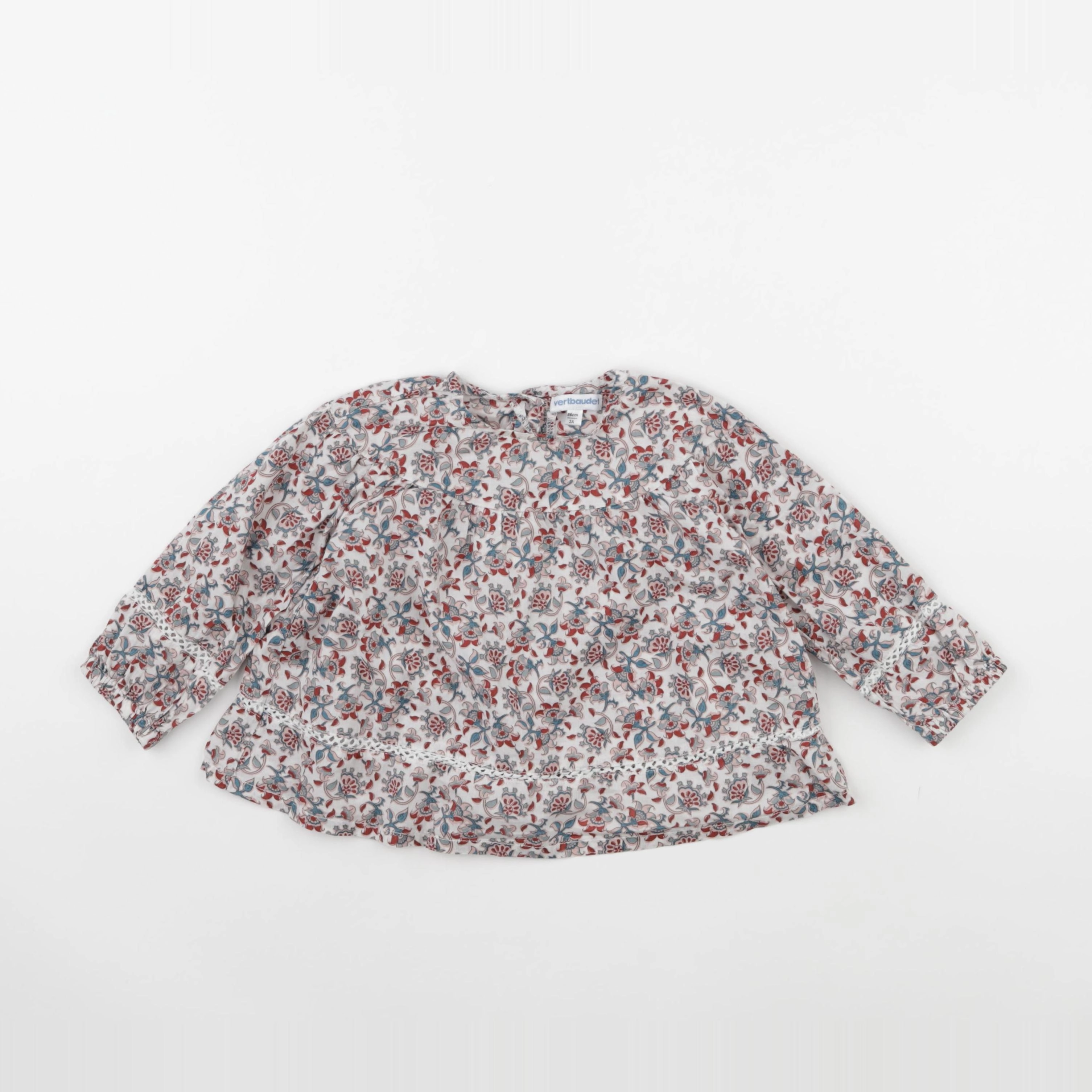 Vertbaudet - blouse multicolore - 2 ans