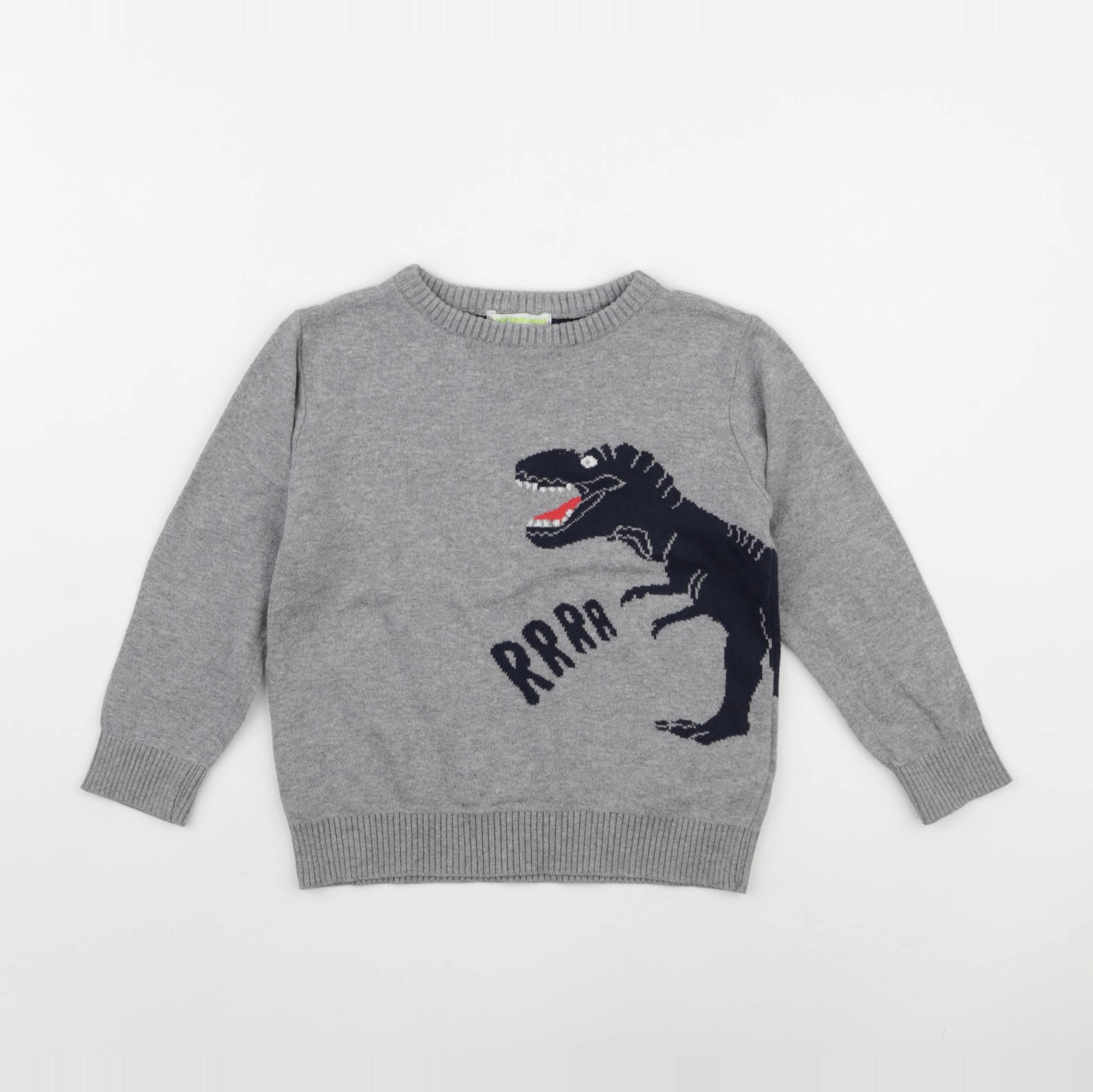 Vertbaudet - pull gris - 5 ans