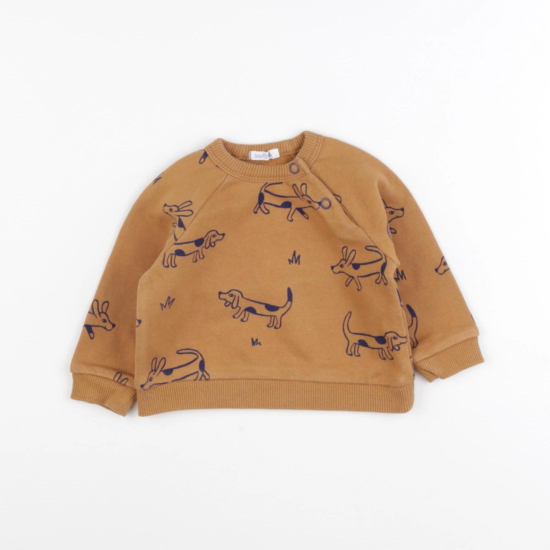 Boutchou - sweat marron - 6 mois