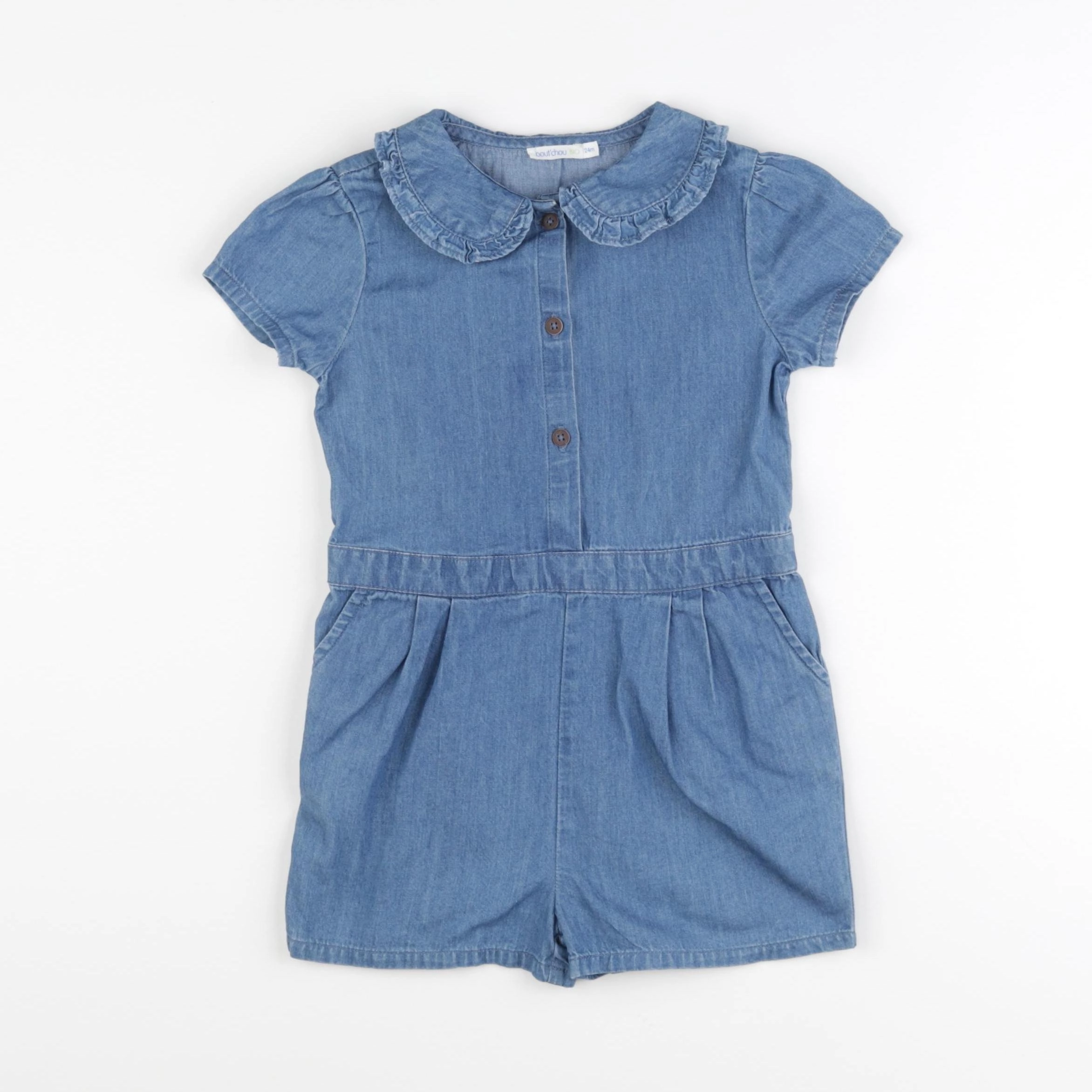 Boutchou - combinaison bleu - 24 mois