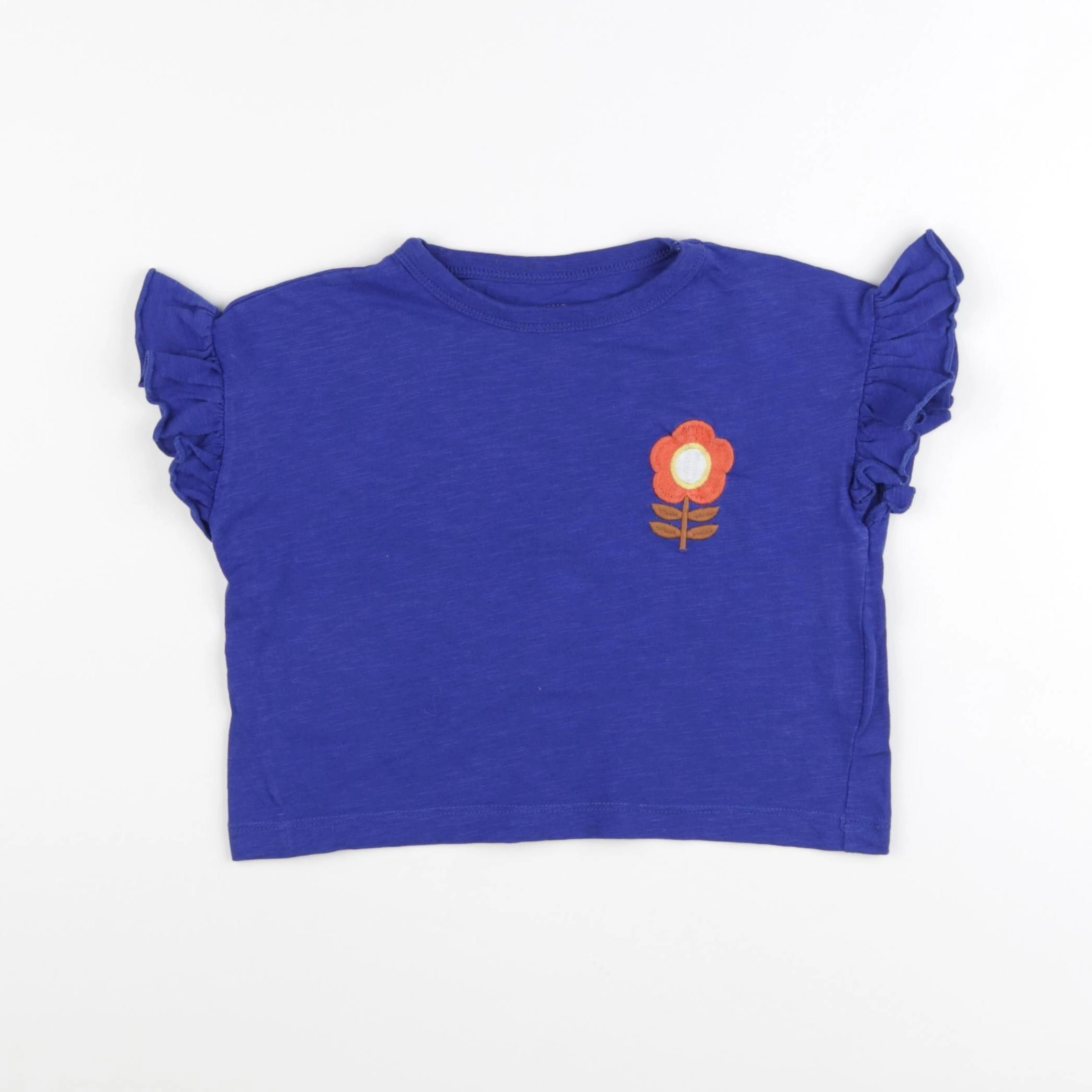 Monoprix - tee-shirt bleu - 3 ans