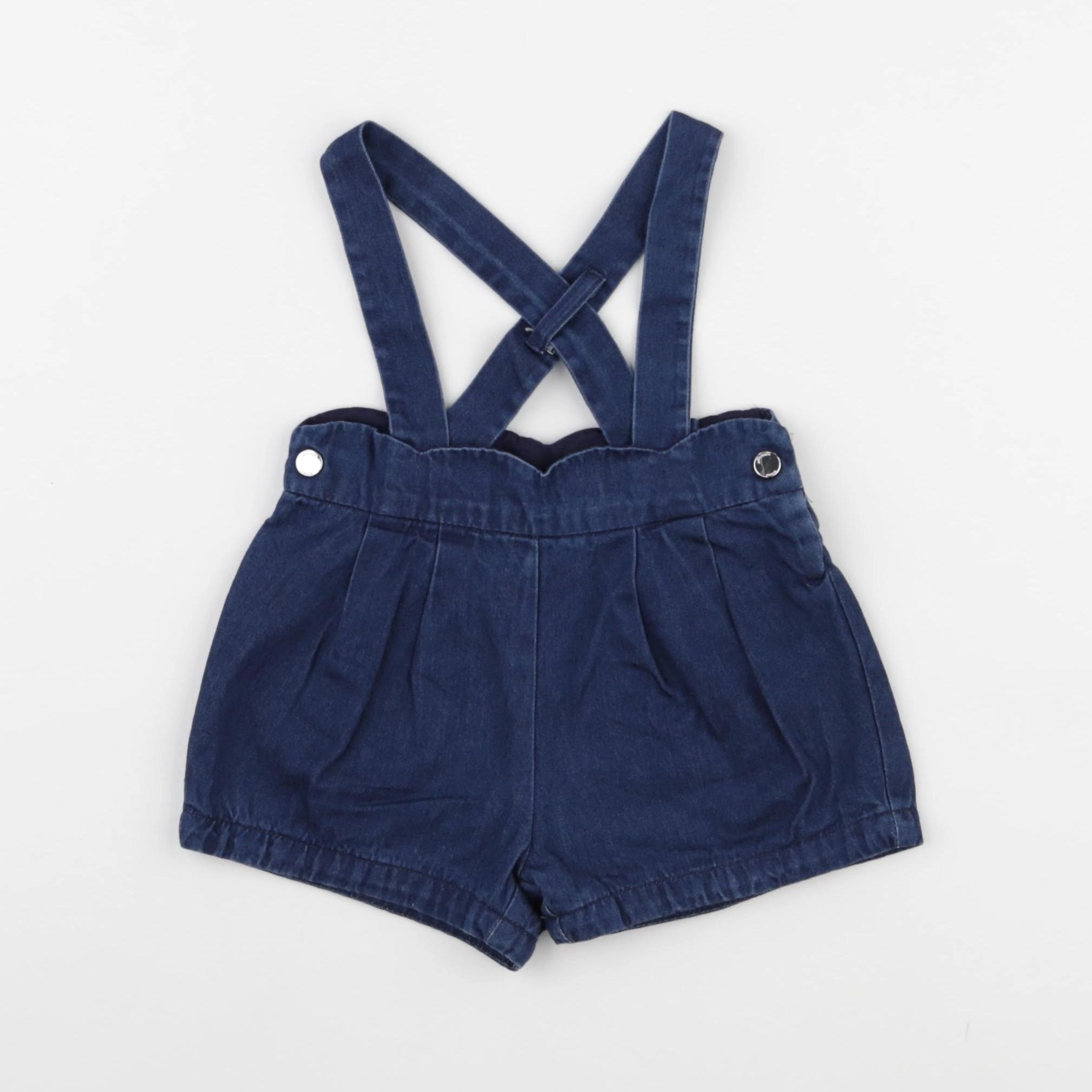 Jacadi - short bleu - 12 mois