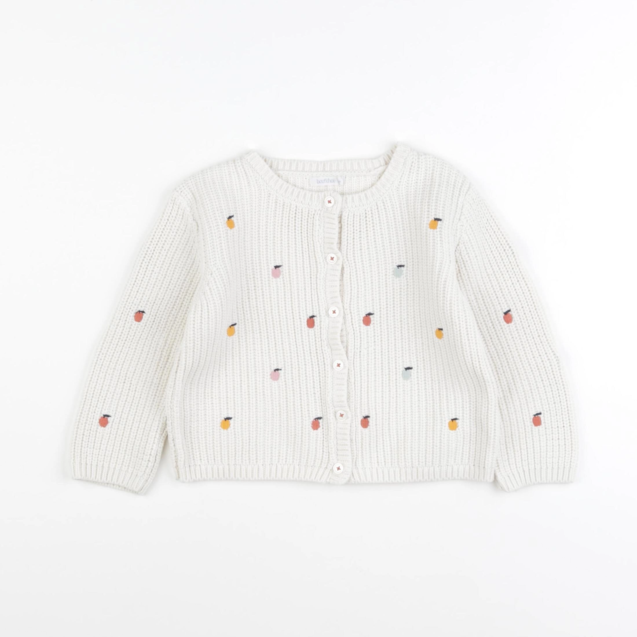 Boutchou - gilet blanc - 24 mois